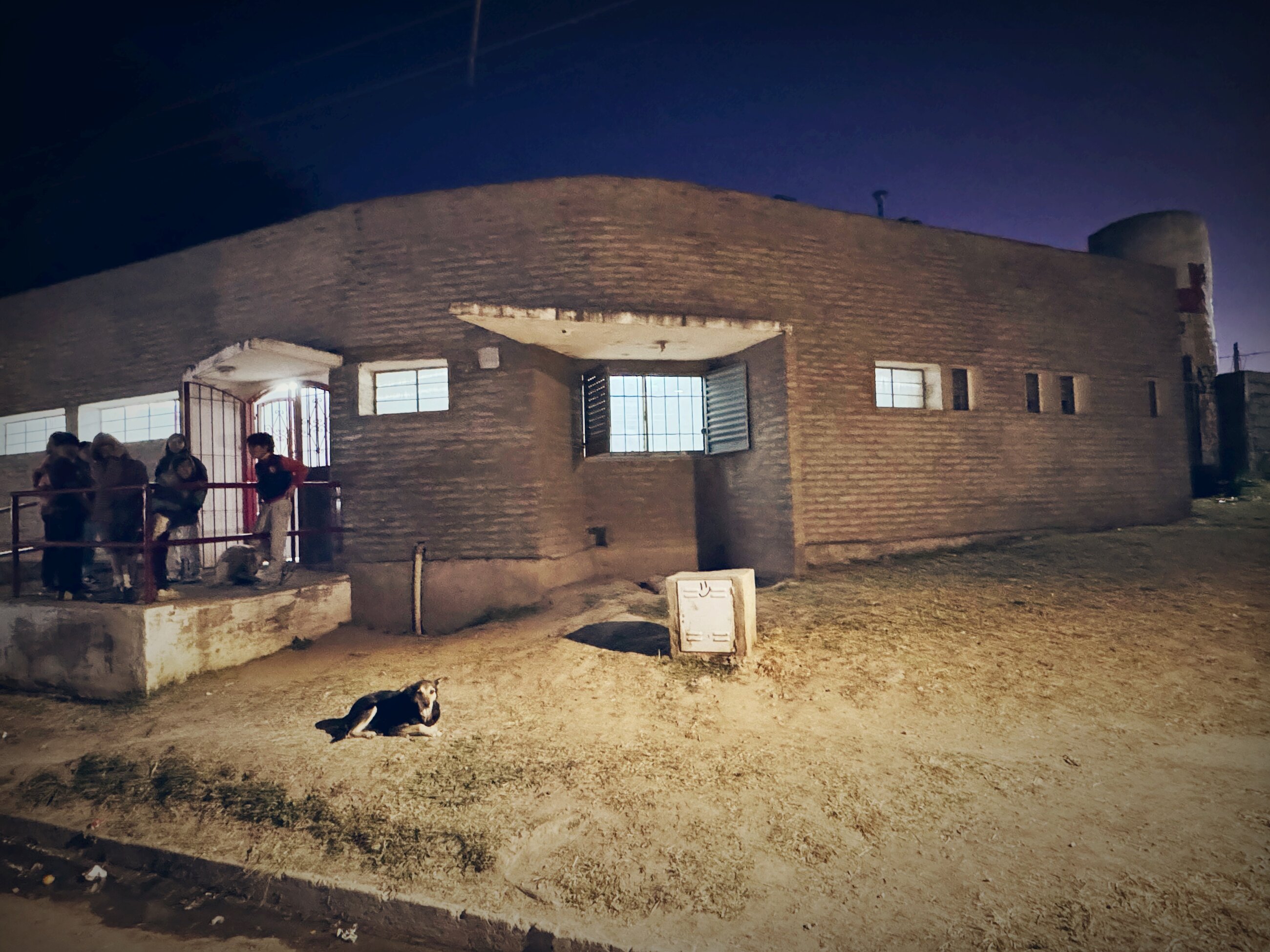 Volunteering at a small community soup kitchen
