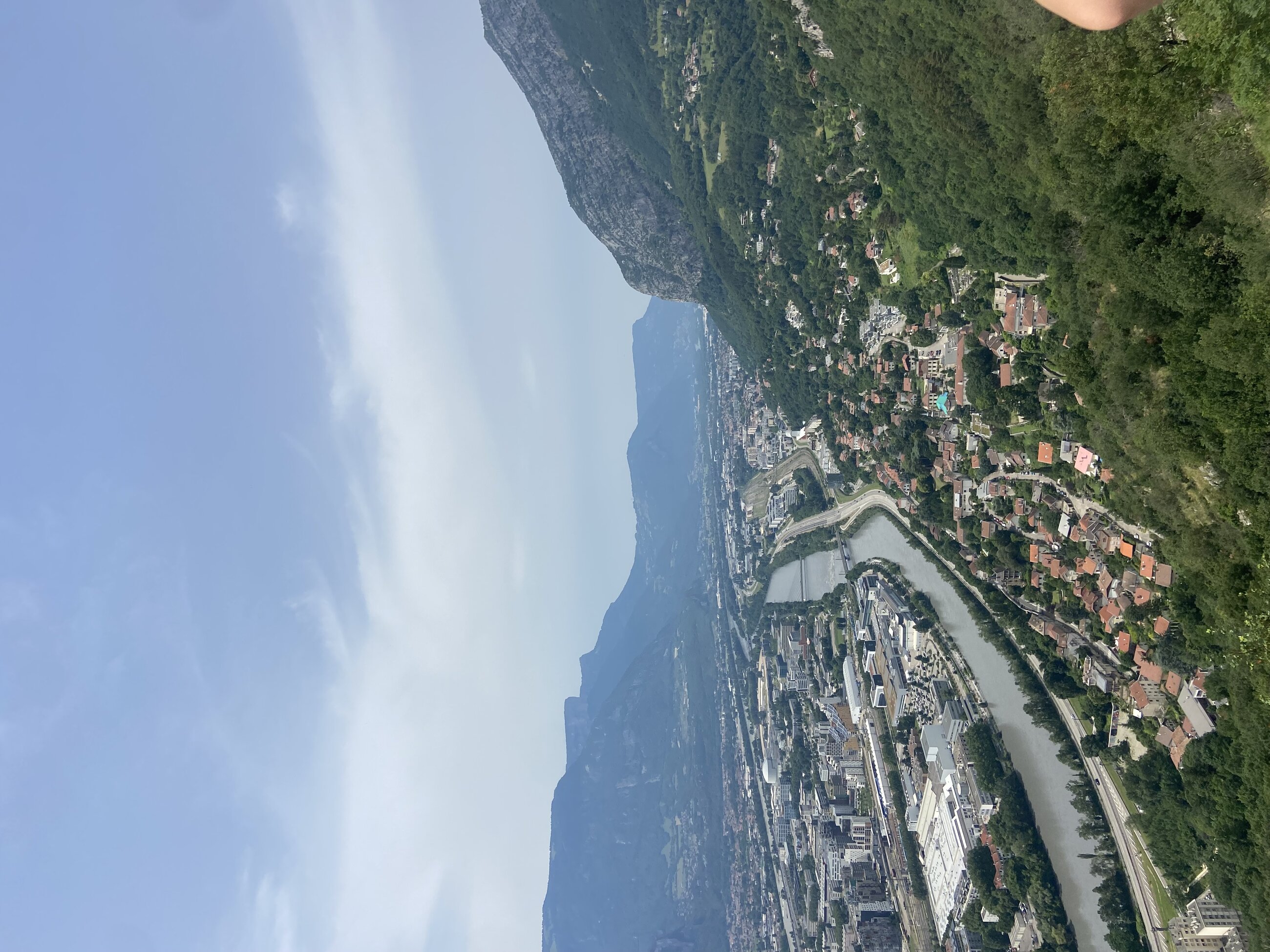 View of Grenoble from the Bastille