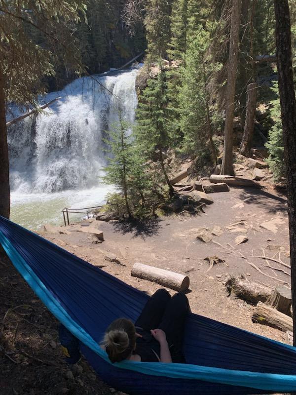 Me hangin by a beautiful waterfall