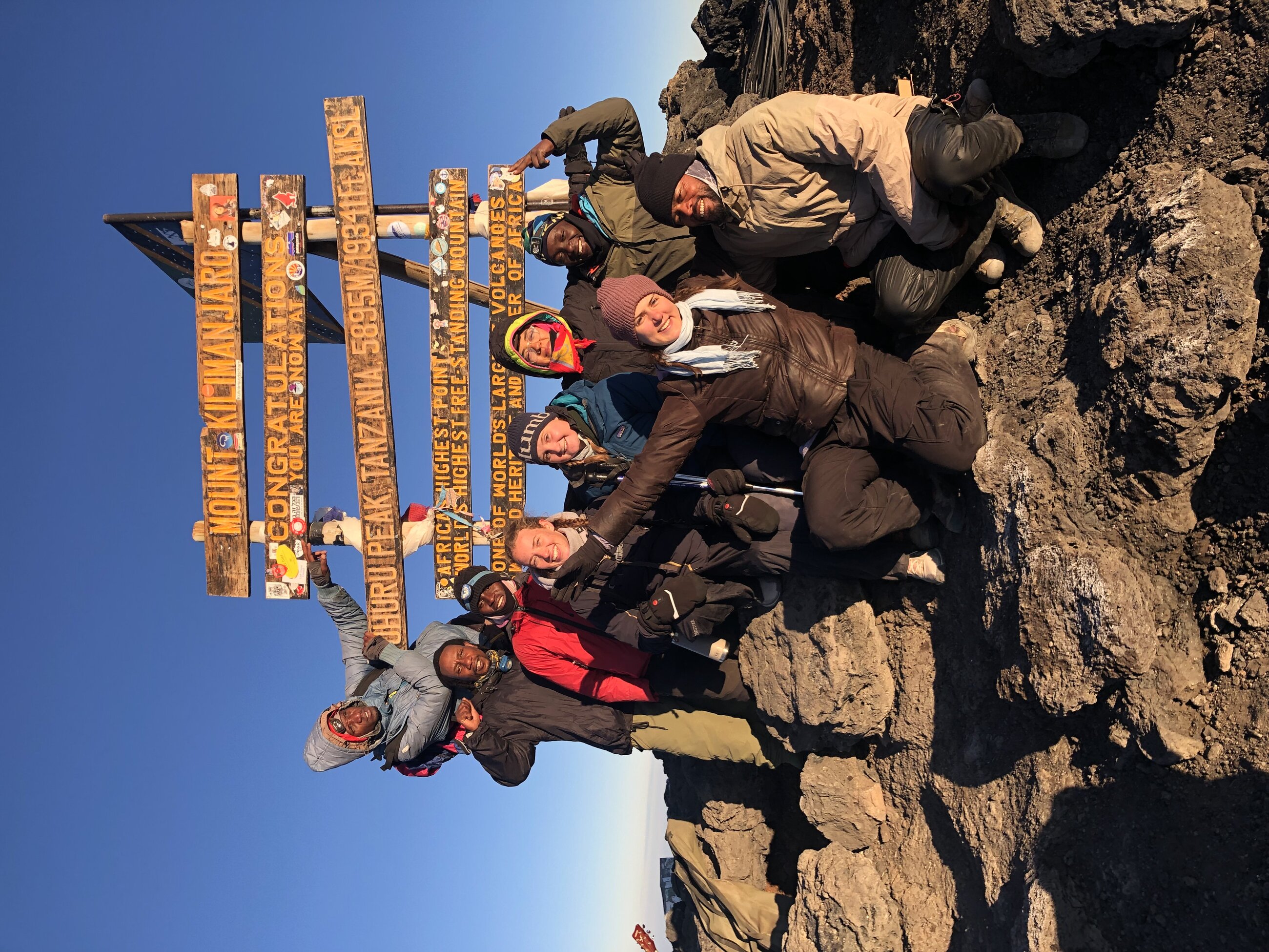 Climbing Mt. Kilimajaro with GIVE volunteers and Green Paw Adventures!