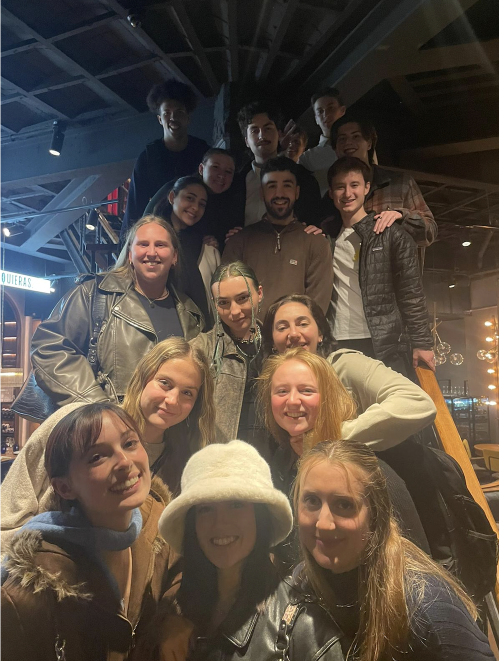 Final going away dinner with the entire group. One final goodbye.