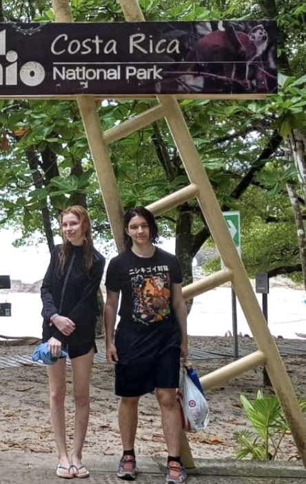 At the beach