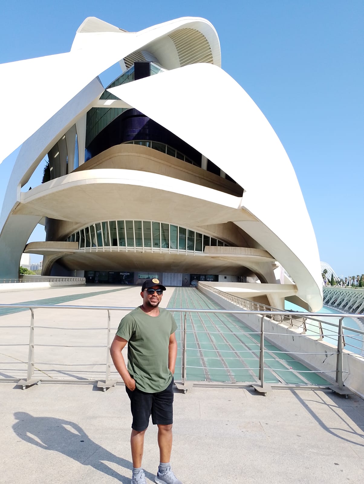 The City of Arts and Sciences, a remarkable complex designed by Santiago Calatrava