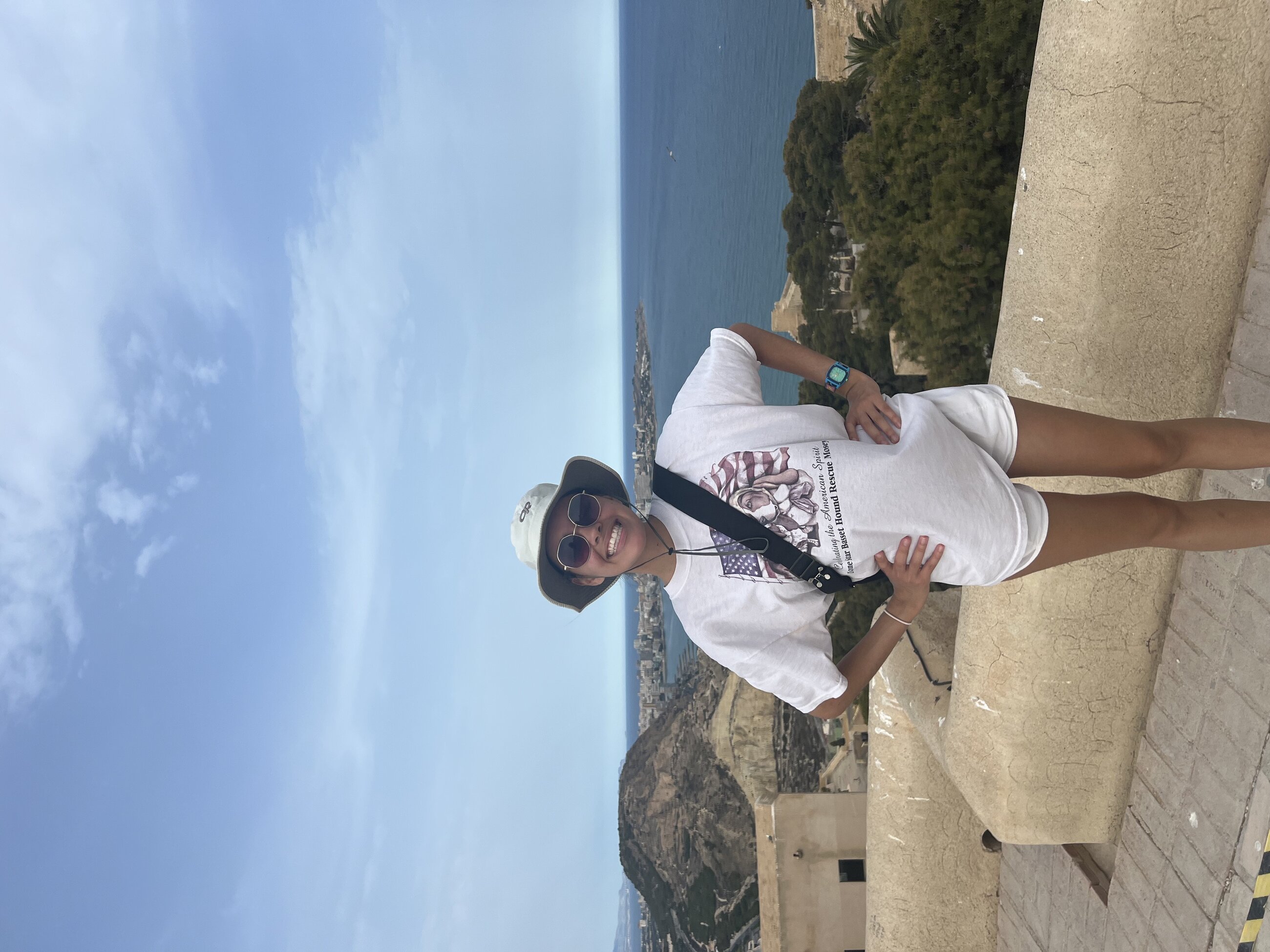 me atop the Alicante castle
