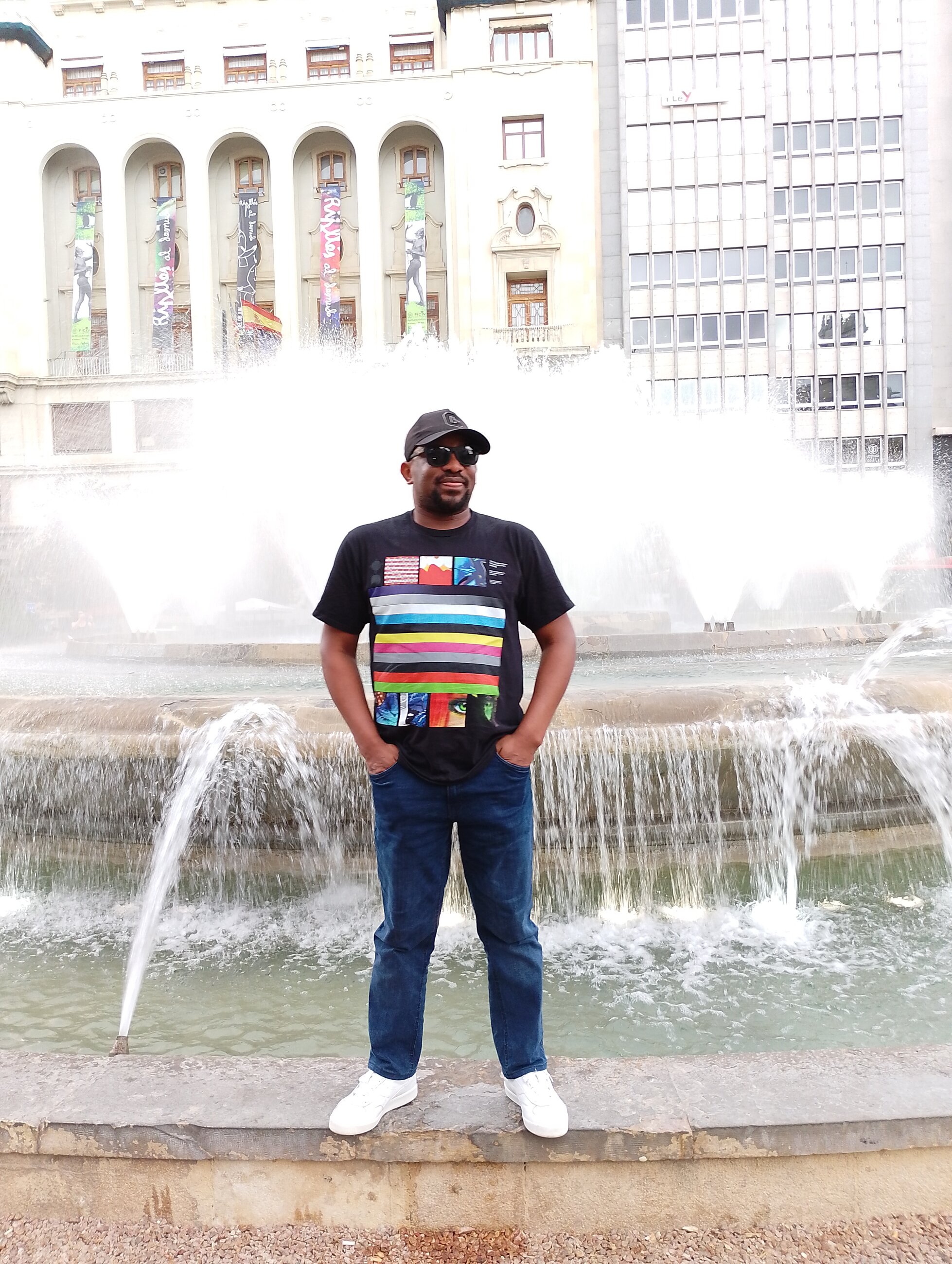 Valencia City Centre Waterfall
