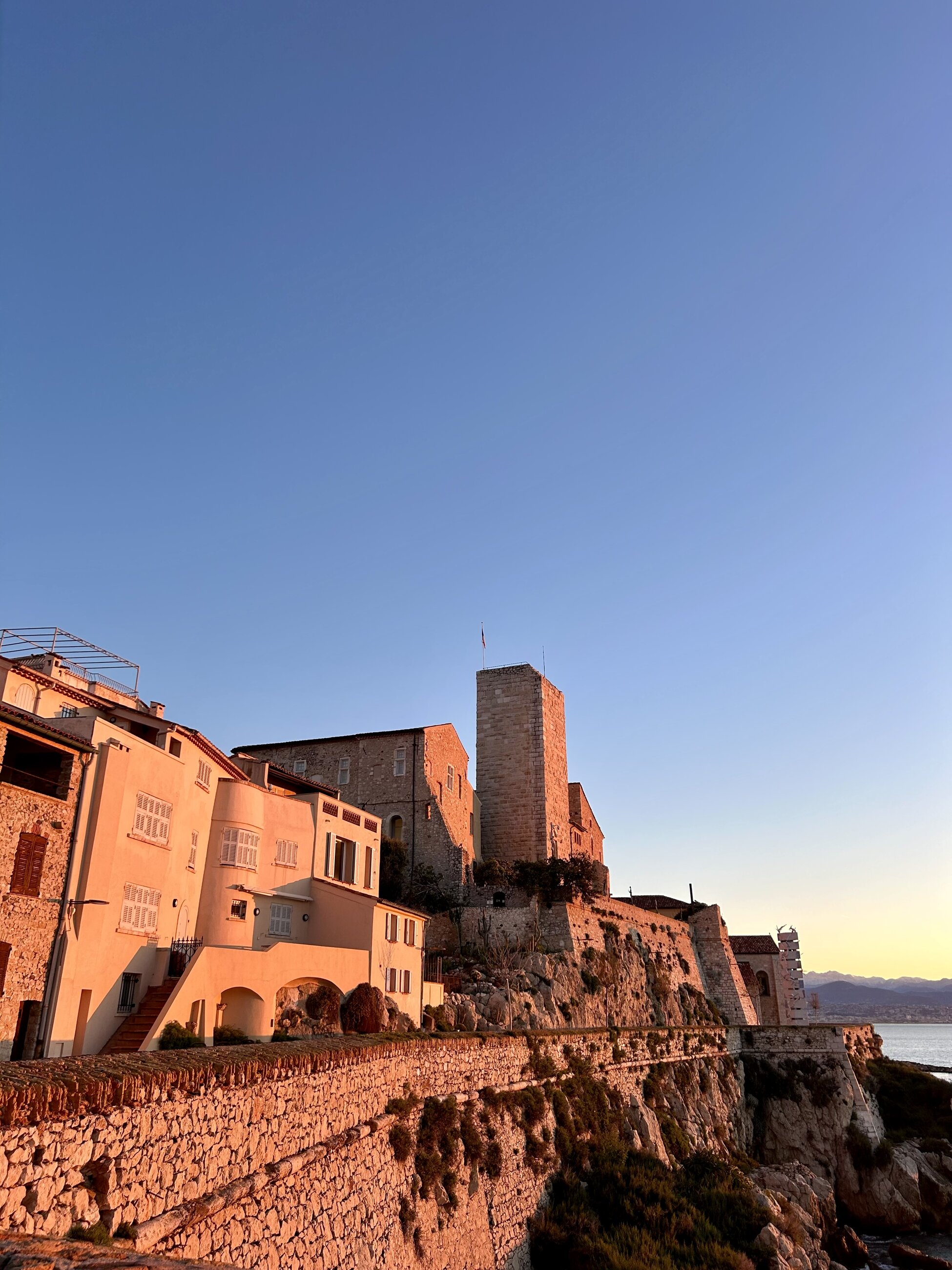 Antibes France along the Mediterranean Sea