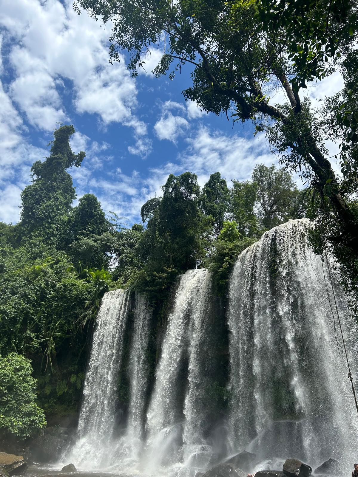 Water Falls in Cambodia 