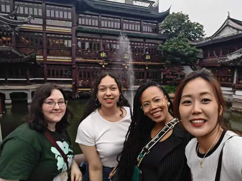 Me (green shirt), my au pair friends, and our coordinator!