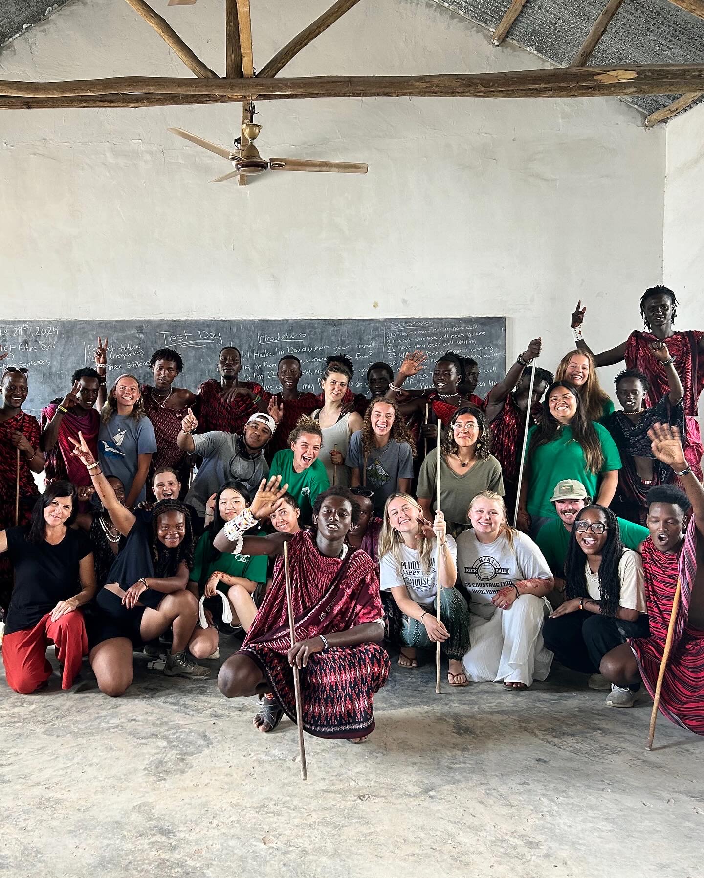 My volunteer group and our students!