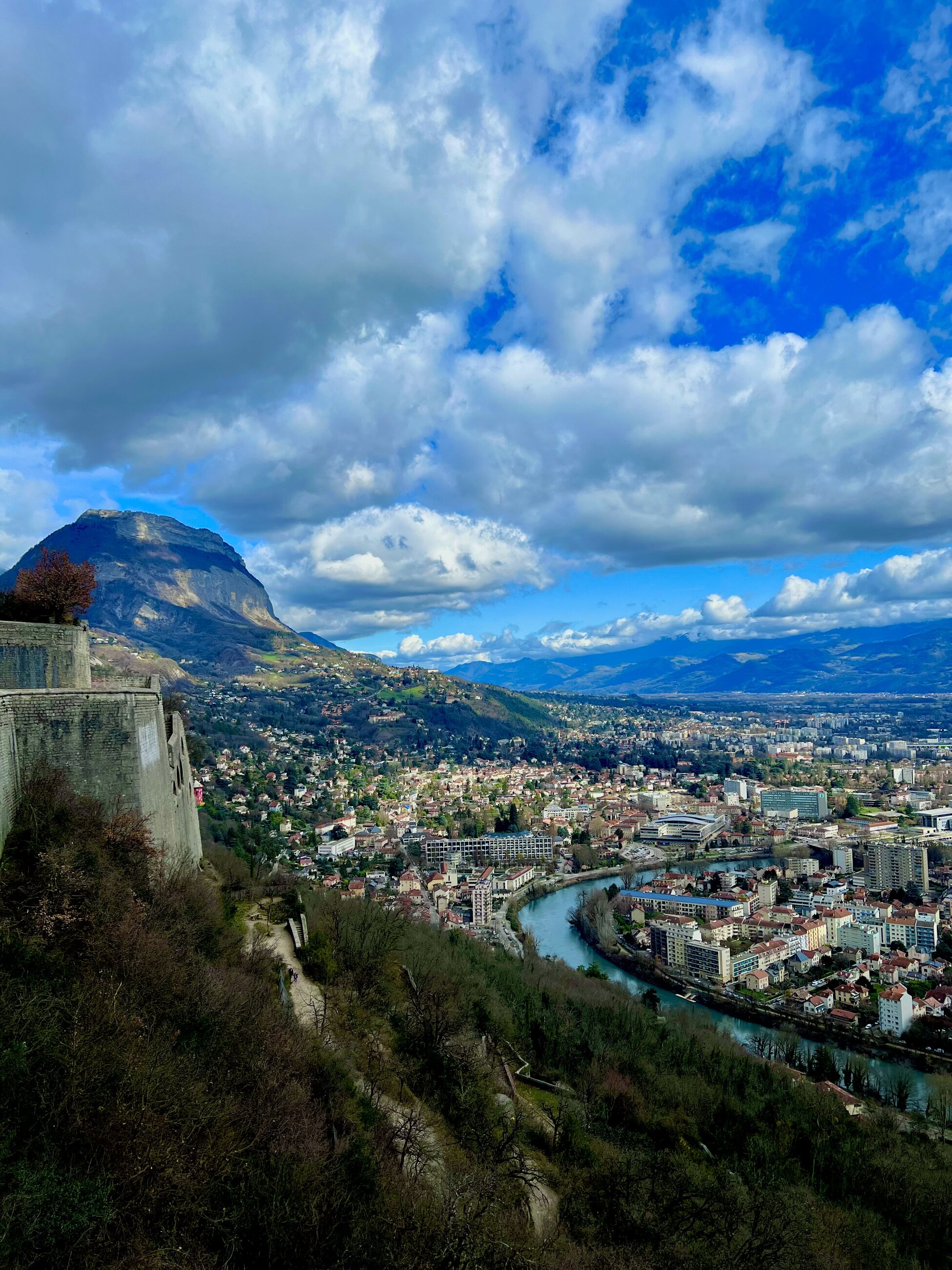 The highest point in Grenoble, the Bastille, which has amazing views of the city and provides an amazing hiking experience for visitors.