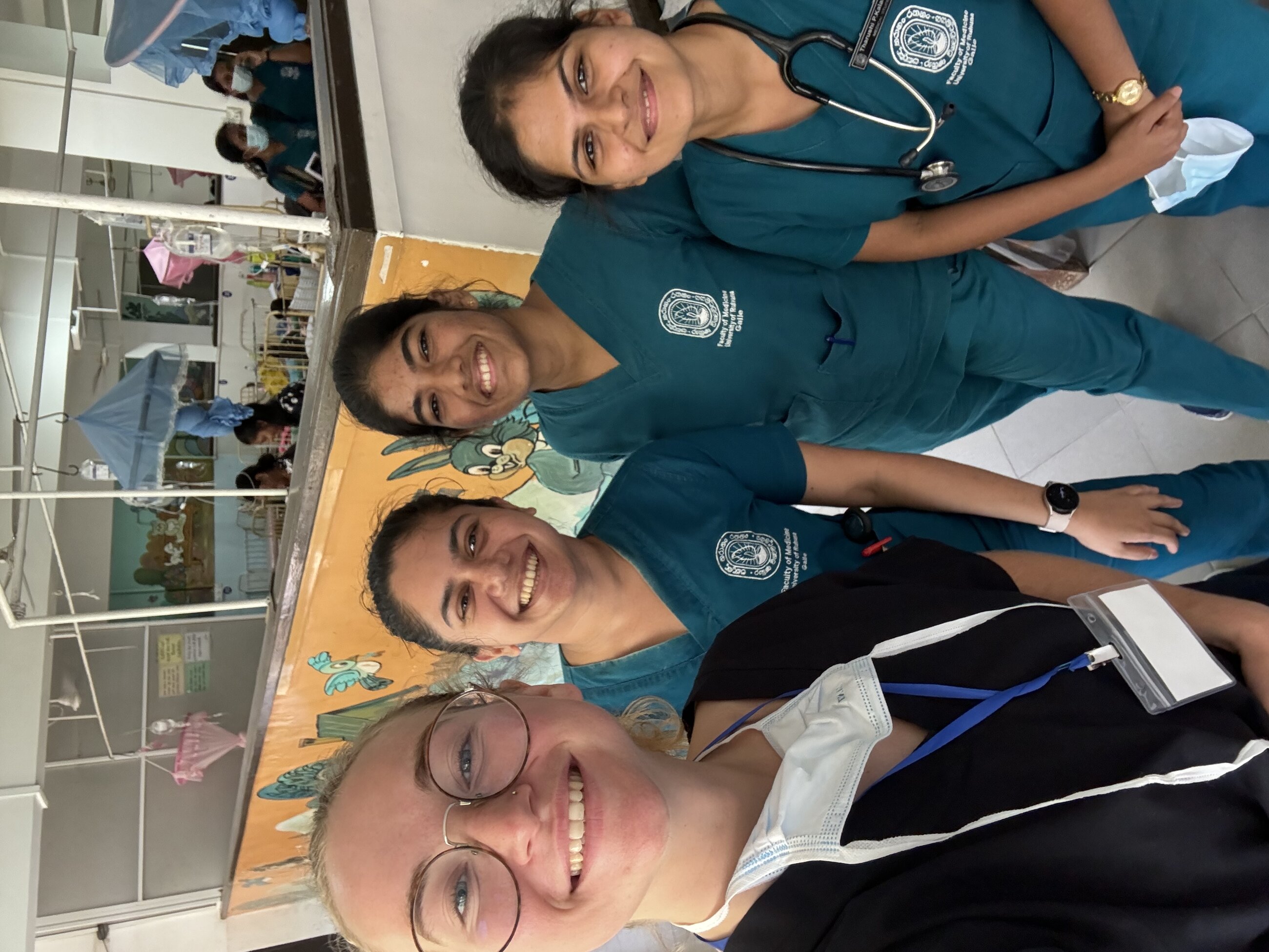 Me with some medical students