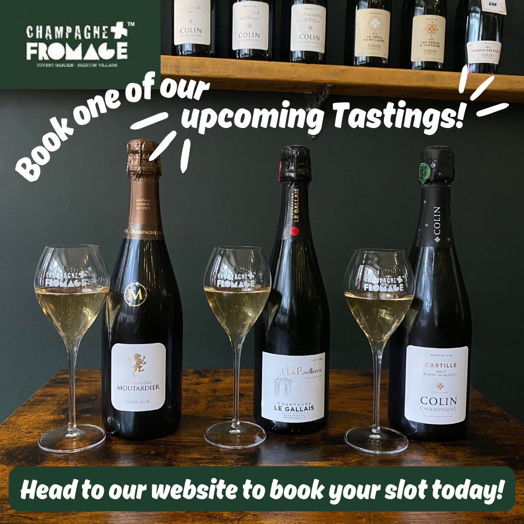 This is one of the ads I created to promote a Champagne tasting at my internship!