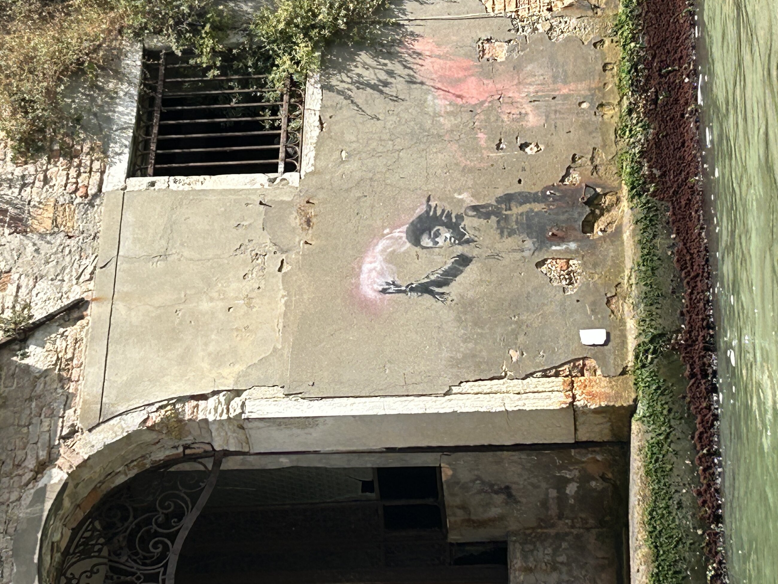 Close up of Banksy