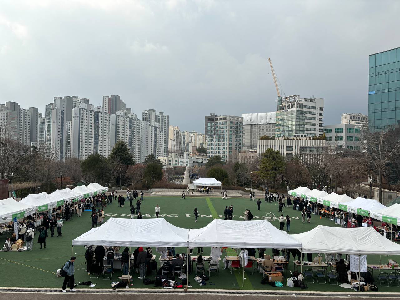 Club fair at Sogang campus