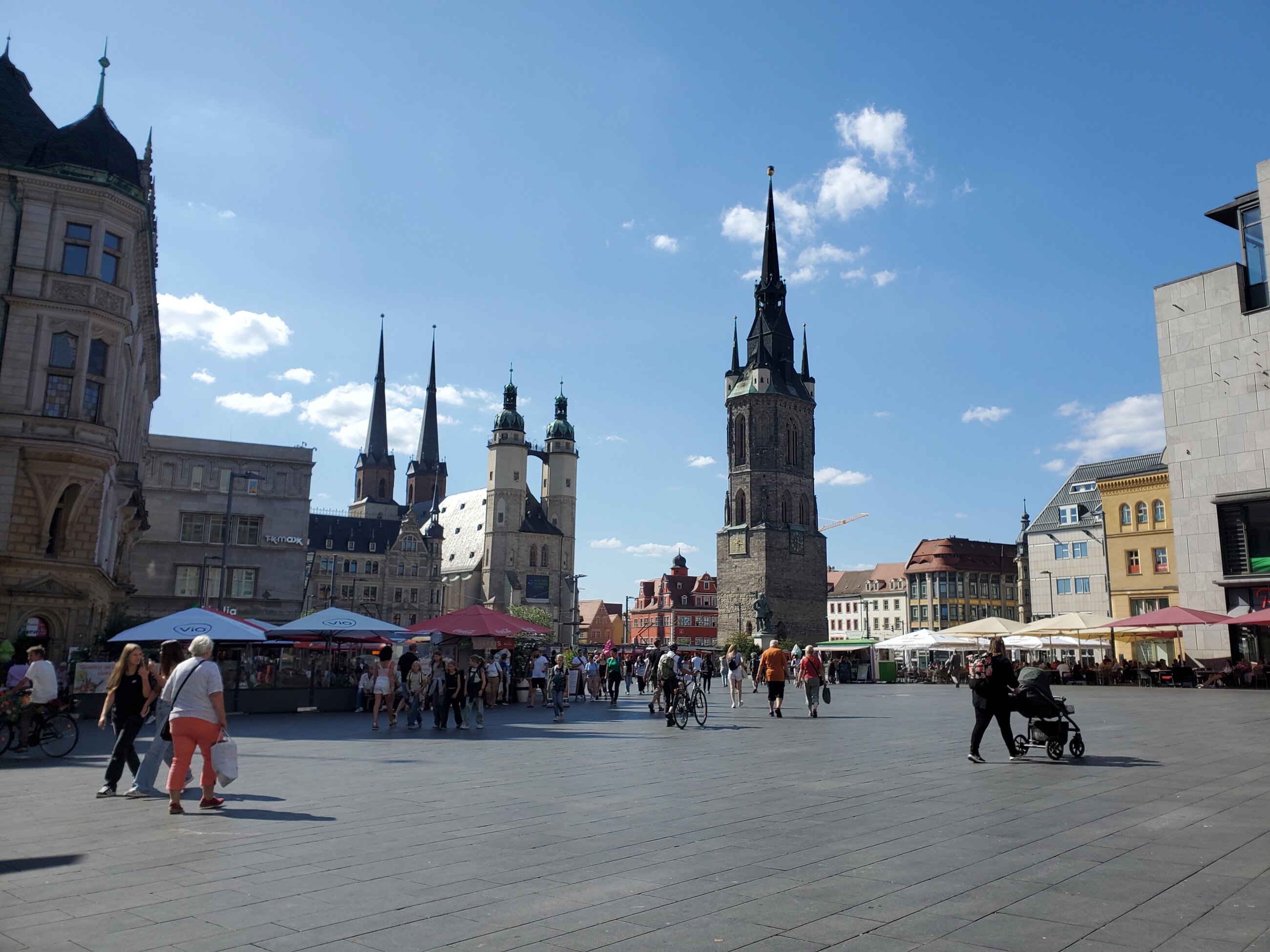 Halle market place