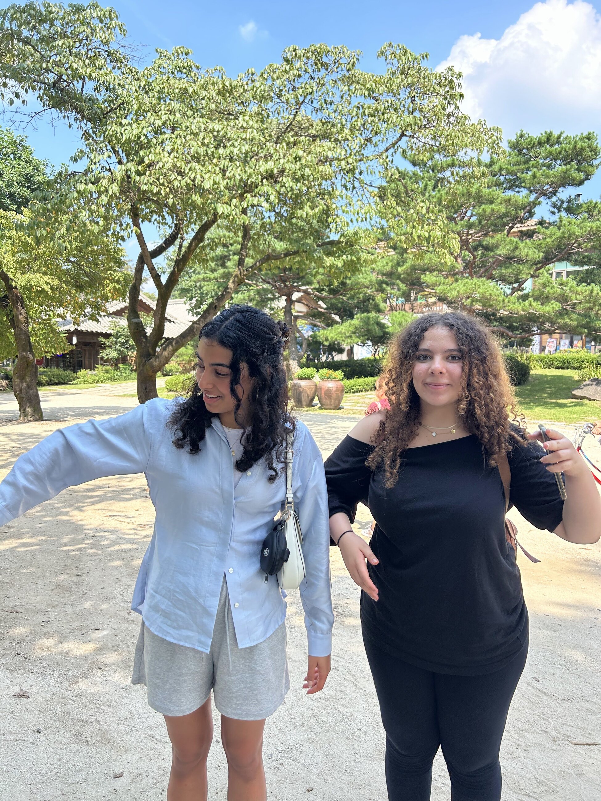 Having fun at Nami Island!