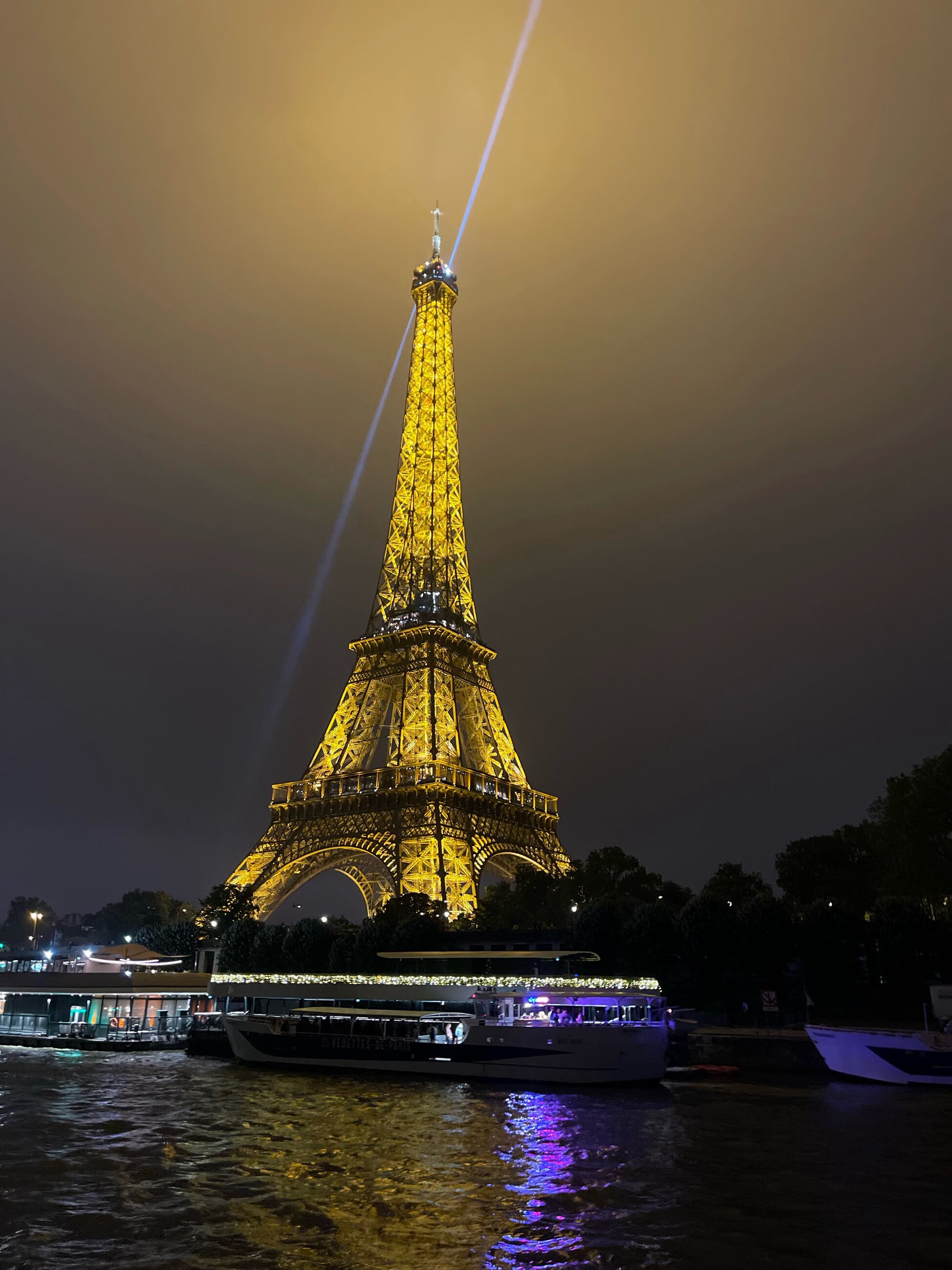 Eiffel Tower seen from the Seine