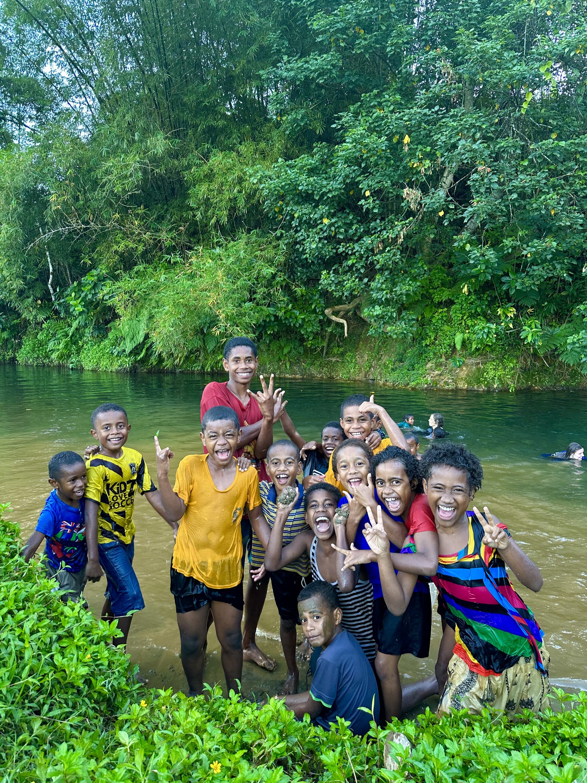The kids of Nasau village