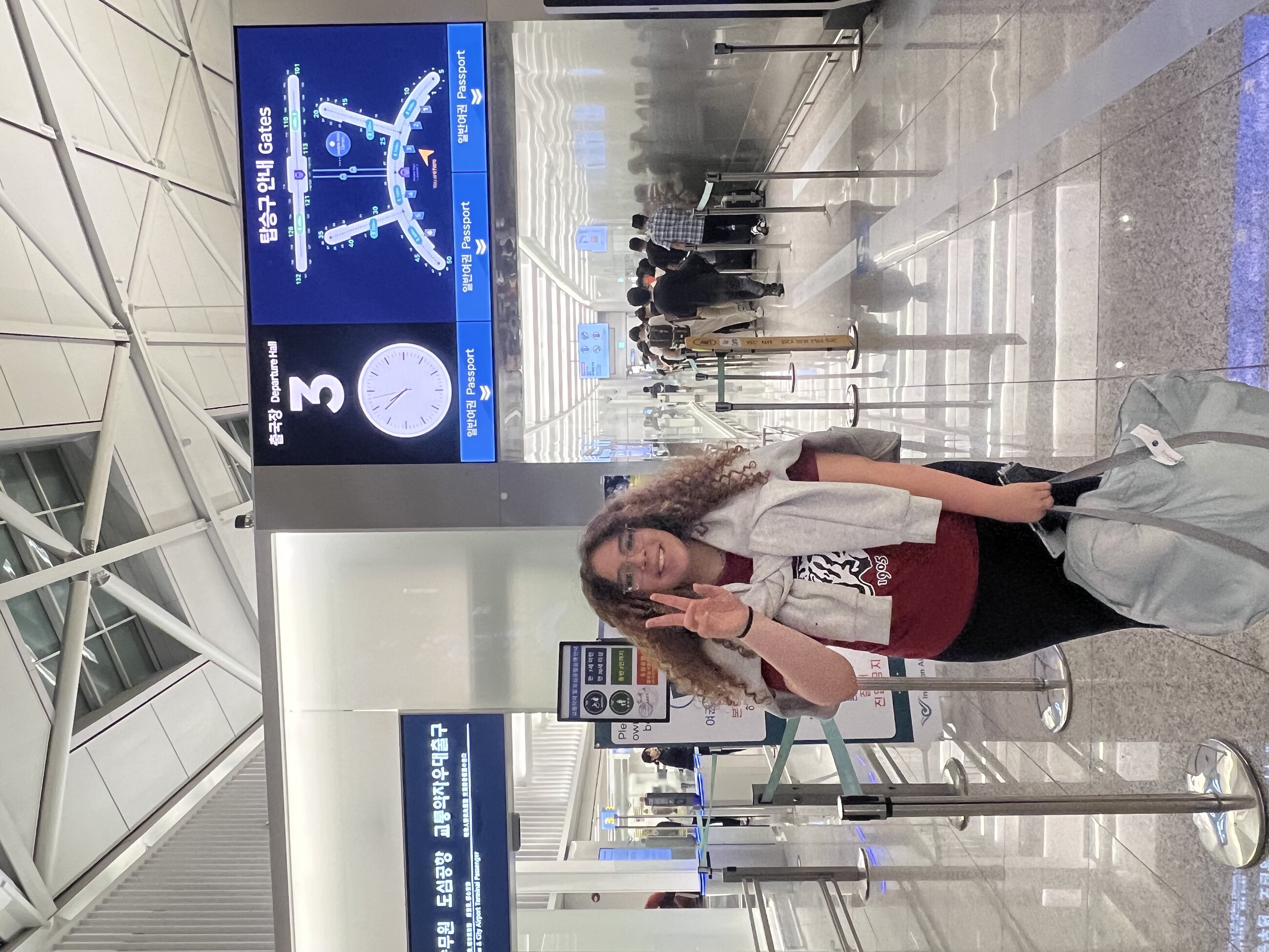 Going home :((( I am smiling for the camera but I was really sad that day haha