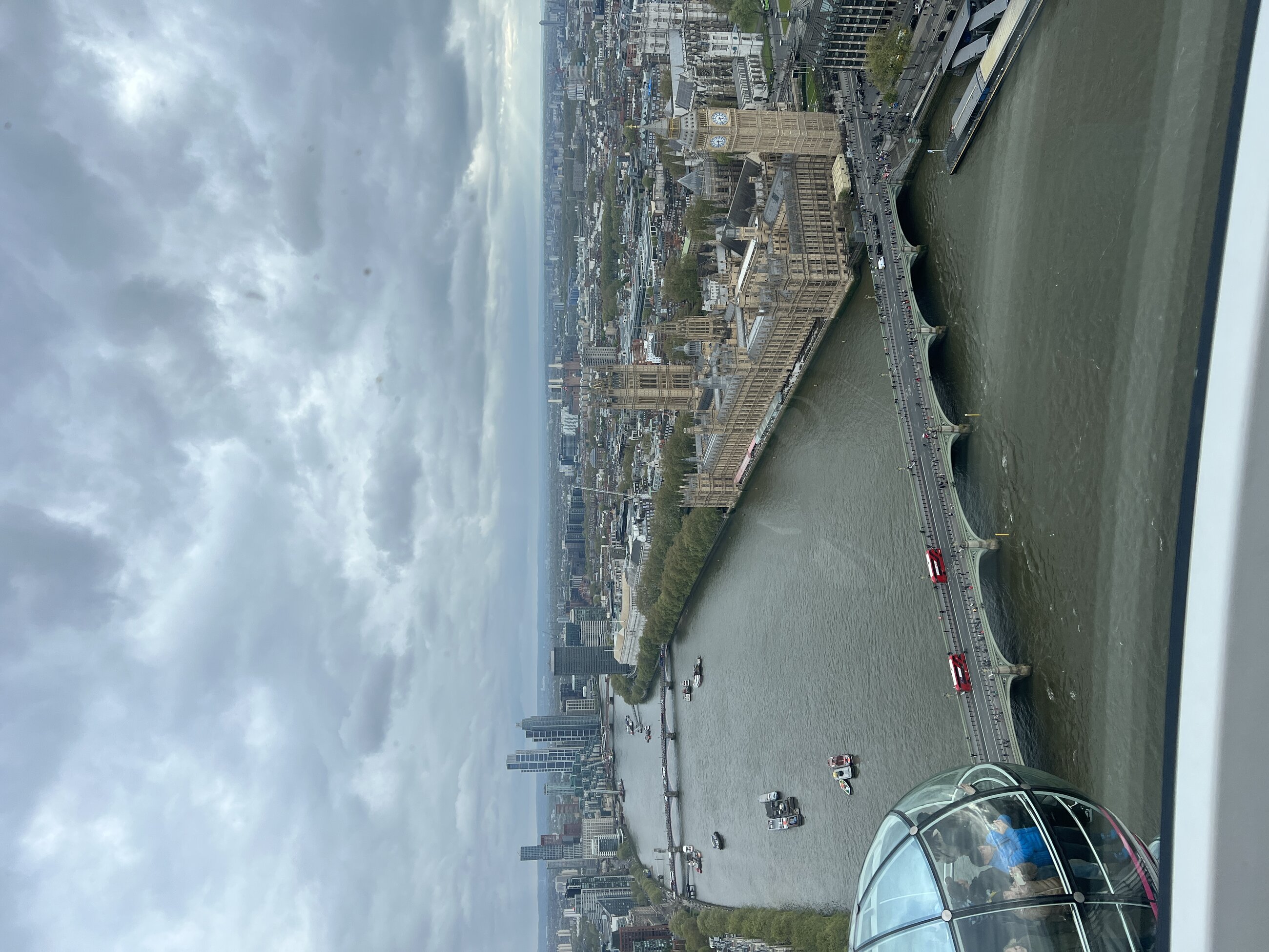 View from the London Eye!