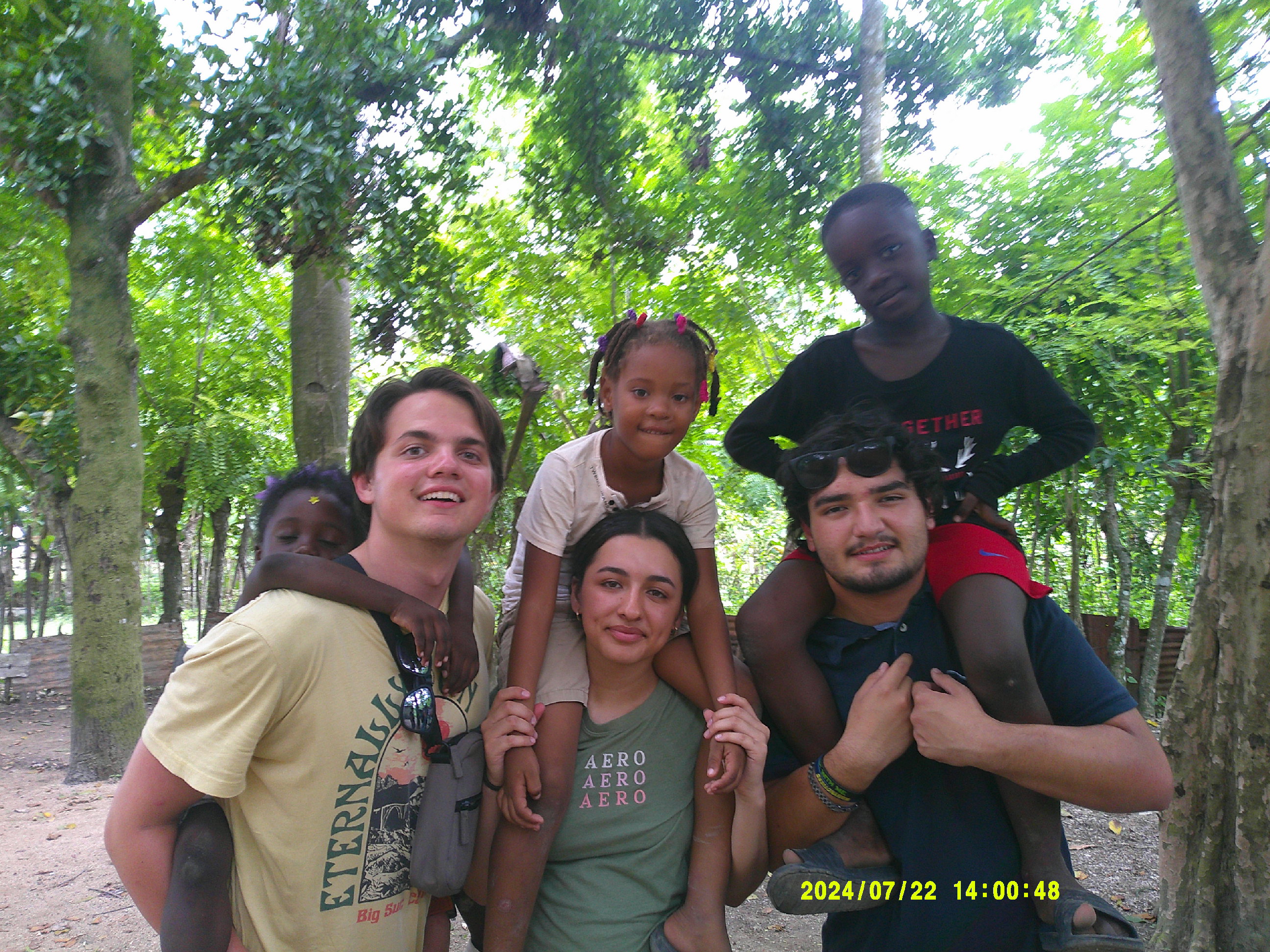 My friends and I in the community of Monte Coca spending time with the kids.