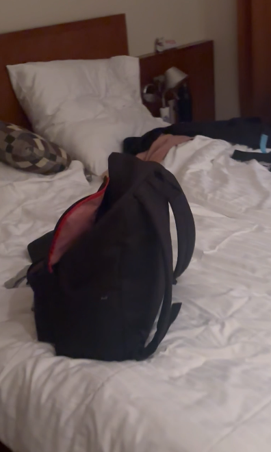 You can kinda see the way the beds were here