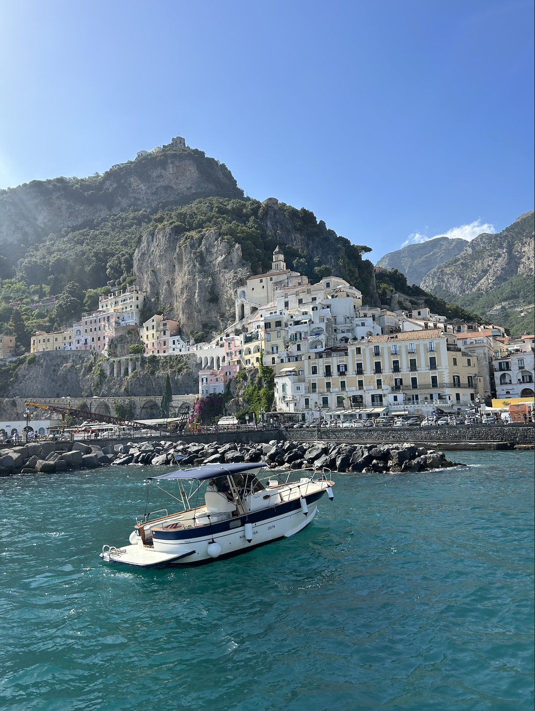 CIS boat tour to Amalfi