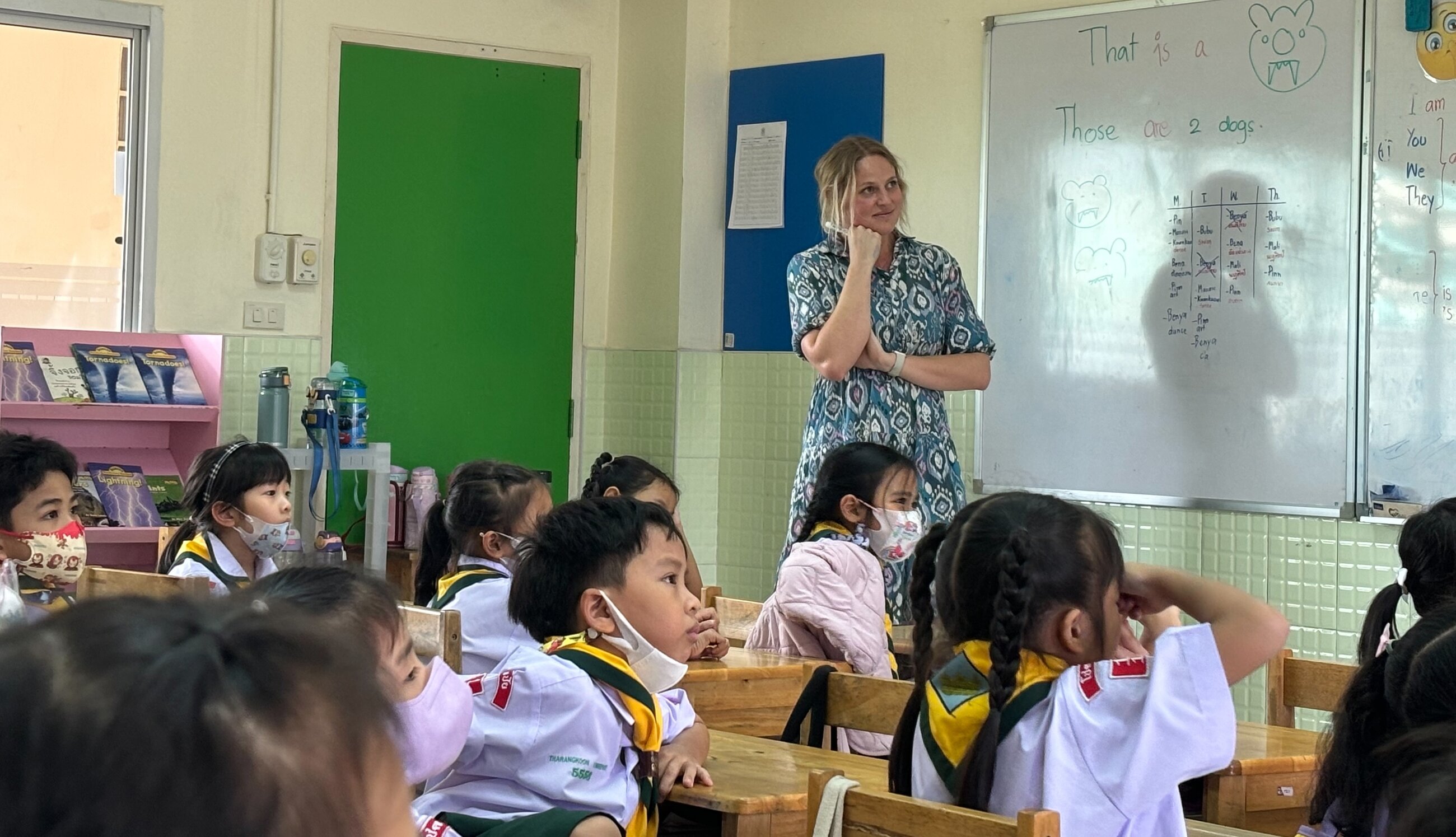 My first practice teaching
