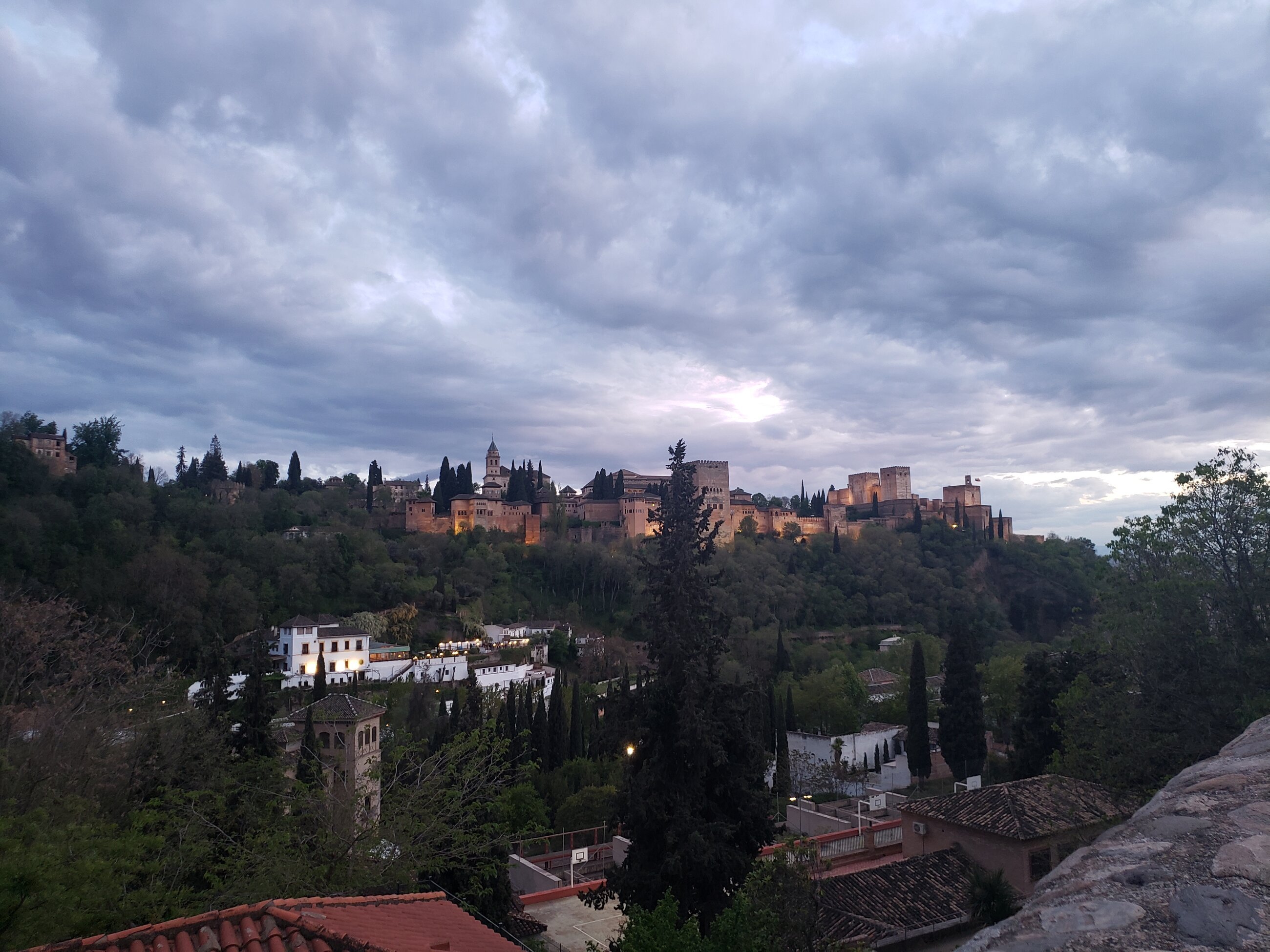 View of the Alhambra.