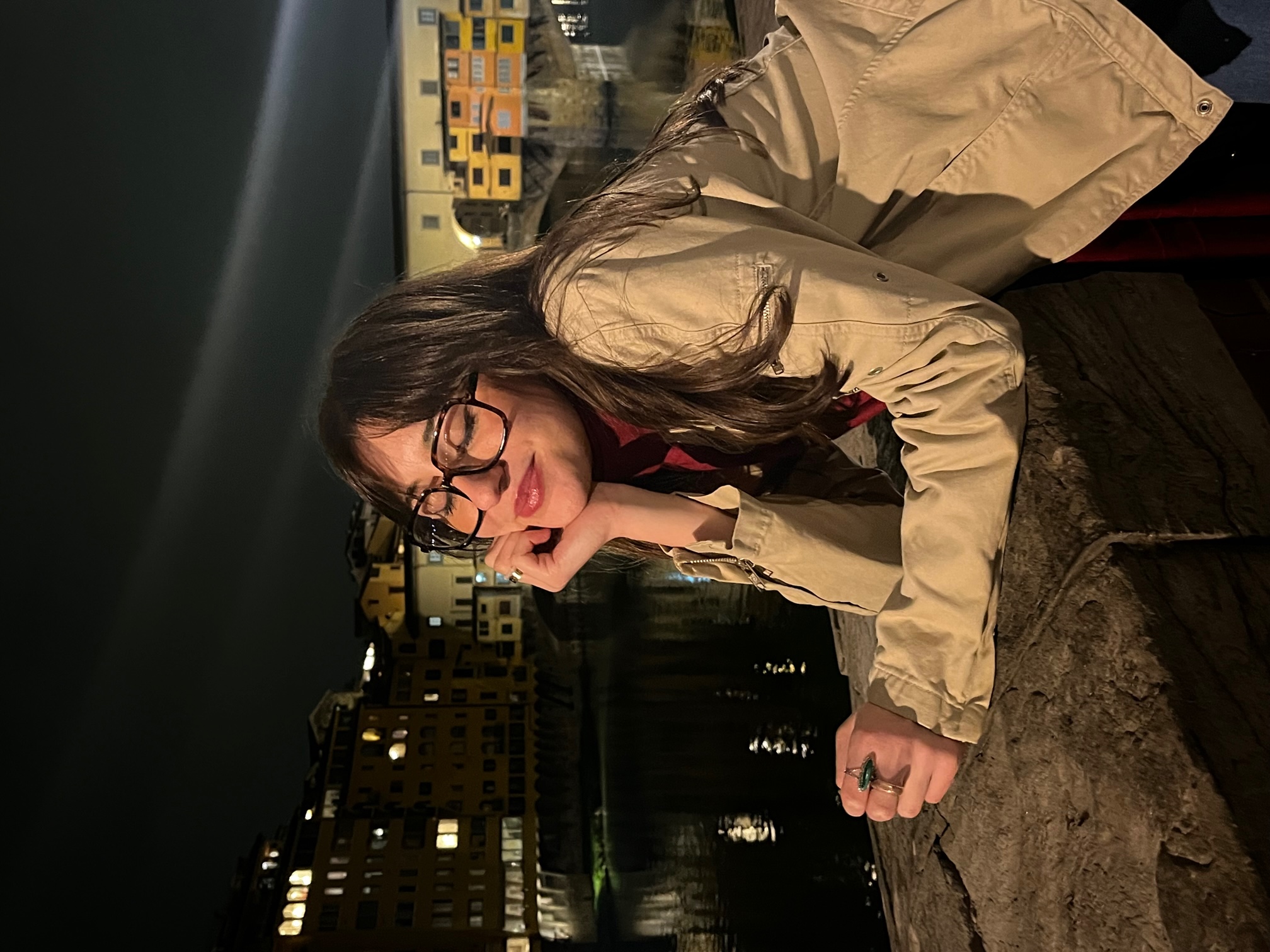My first weekend in Florence, in front of Ponte Vecchio!