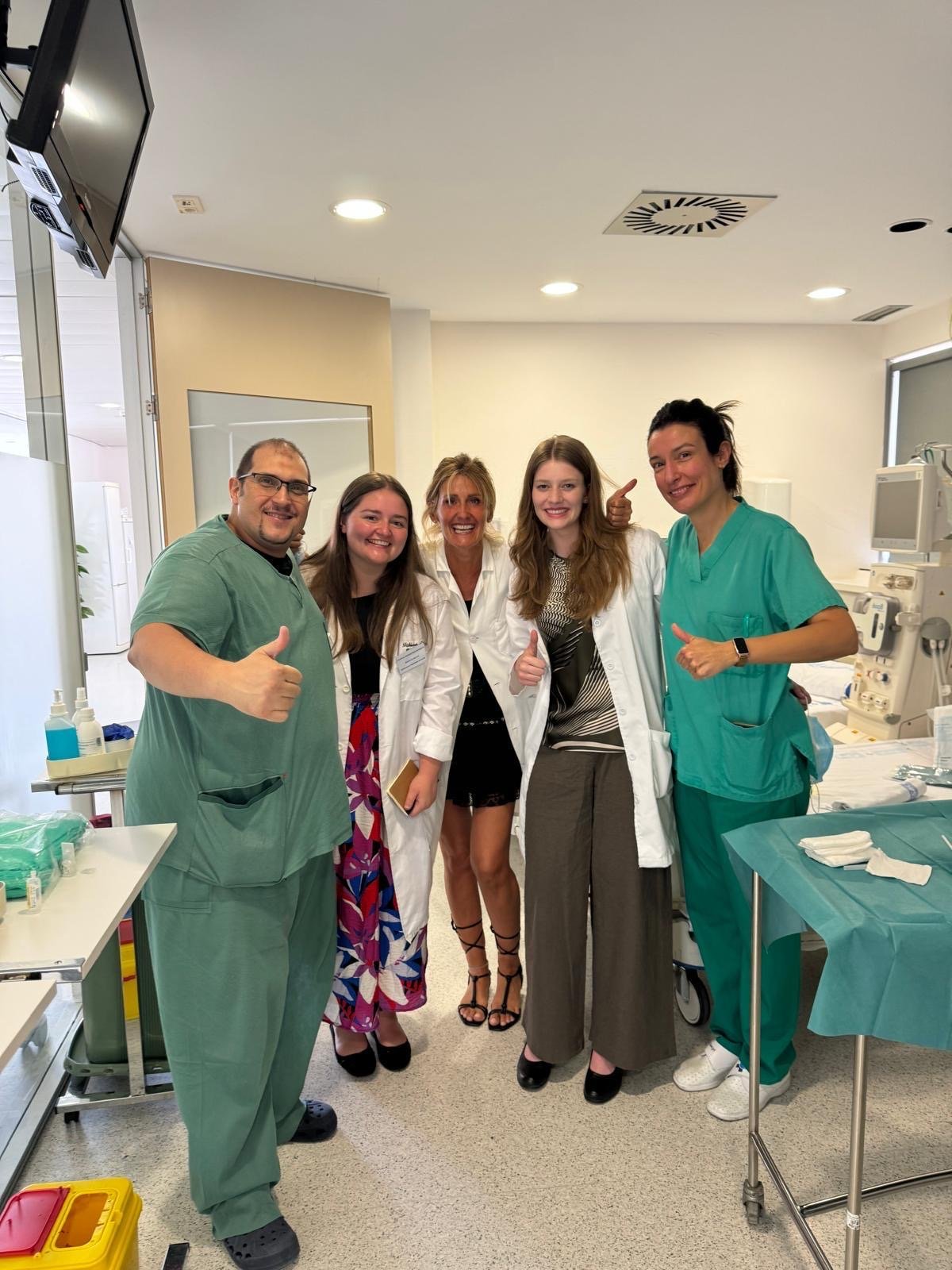 Shadowing with the Nephrology team at HUBU!
