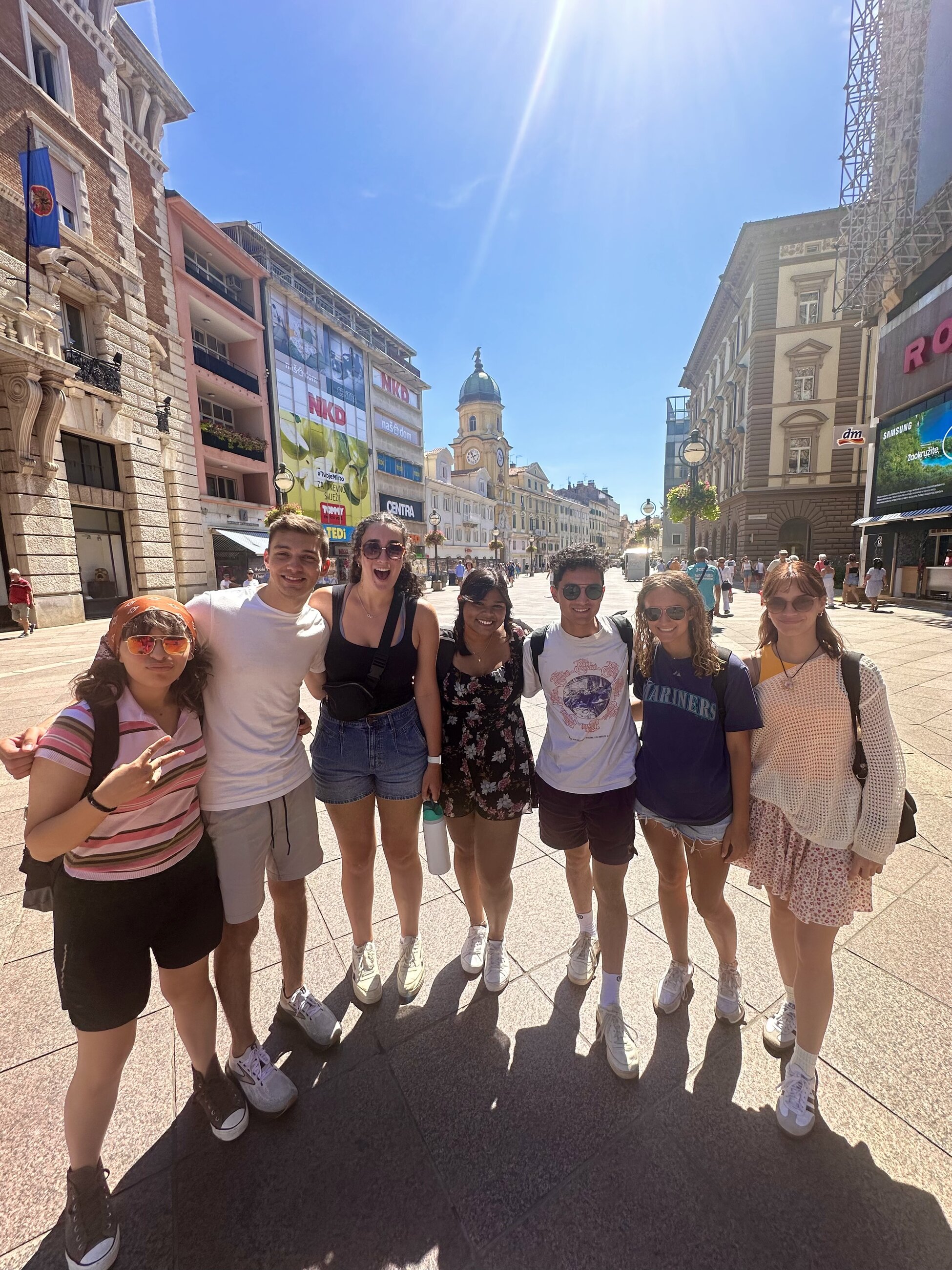 Group outing in Rijeka, Croatia