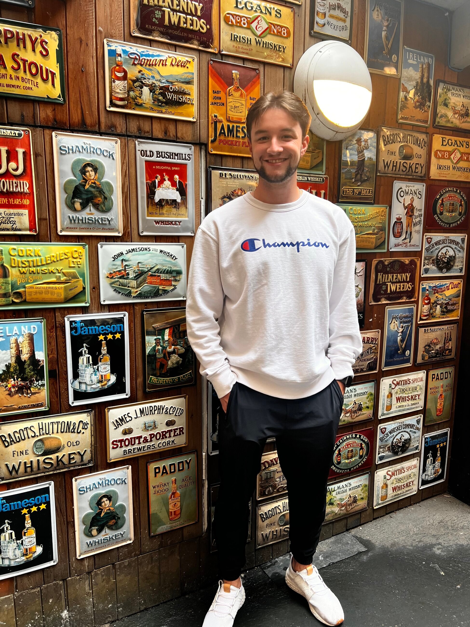 This is me outside of the Irish Whiskey Museum, which was a fun tourist attraction that gave me an insight into the history of the country's whiskey culture.