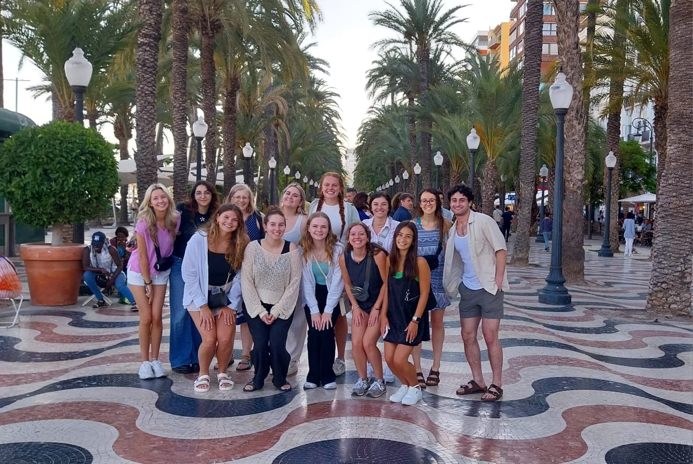 Our group on the Explanada