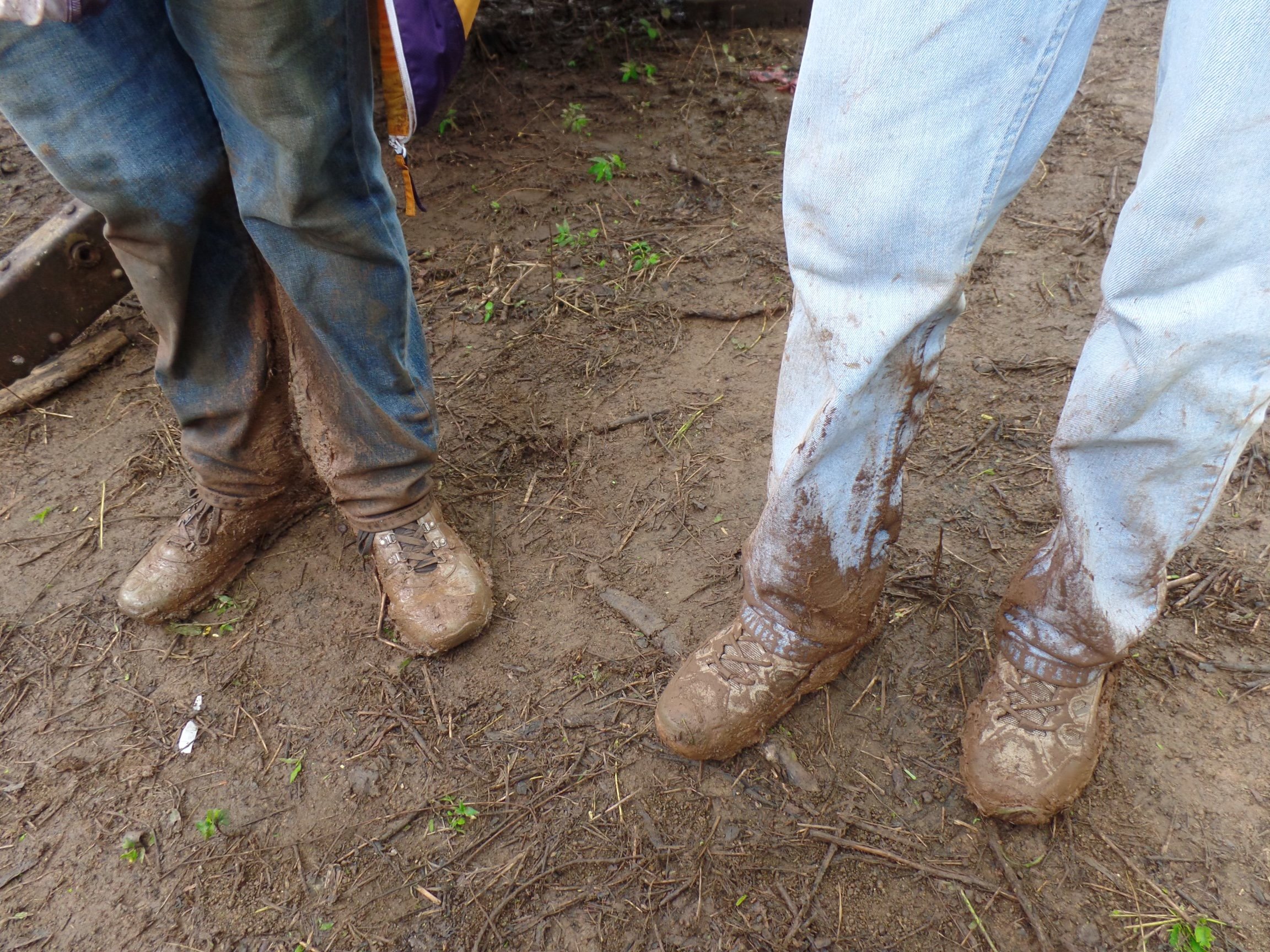 Muddy Boots After Community Service