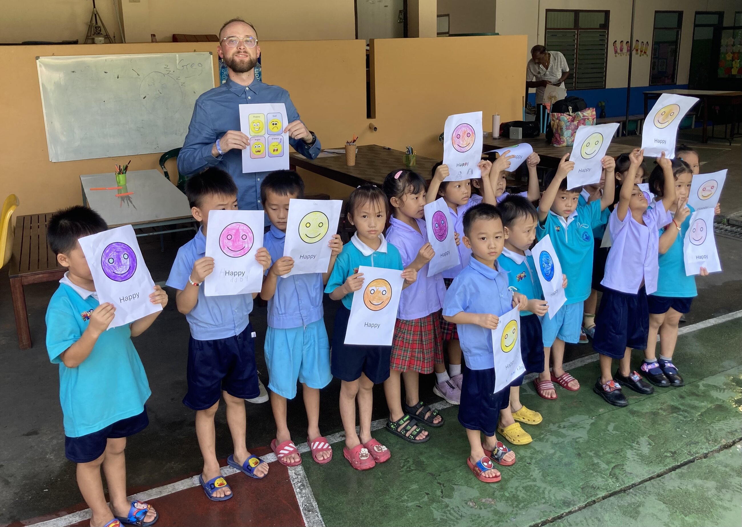 My first practice teaching session