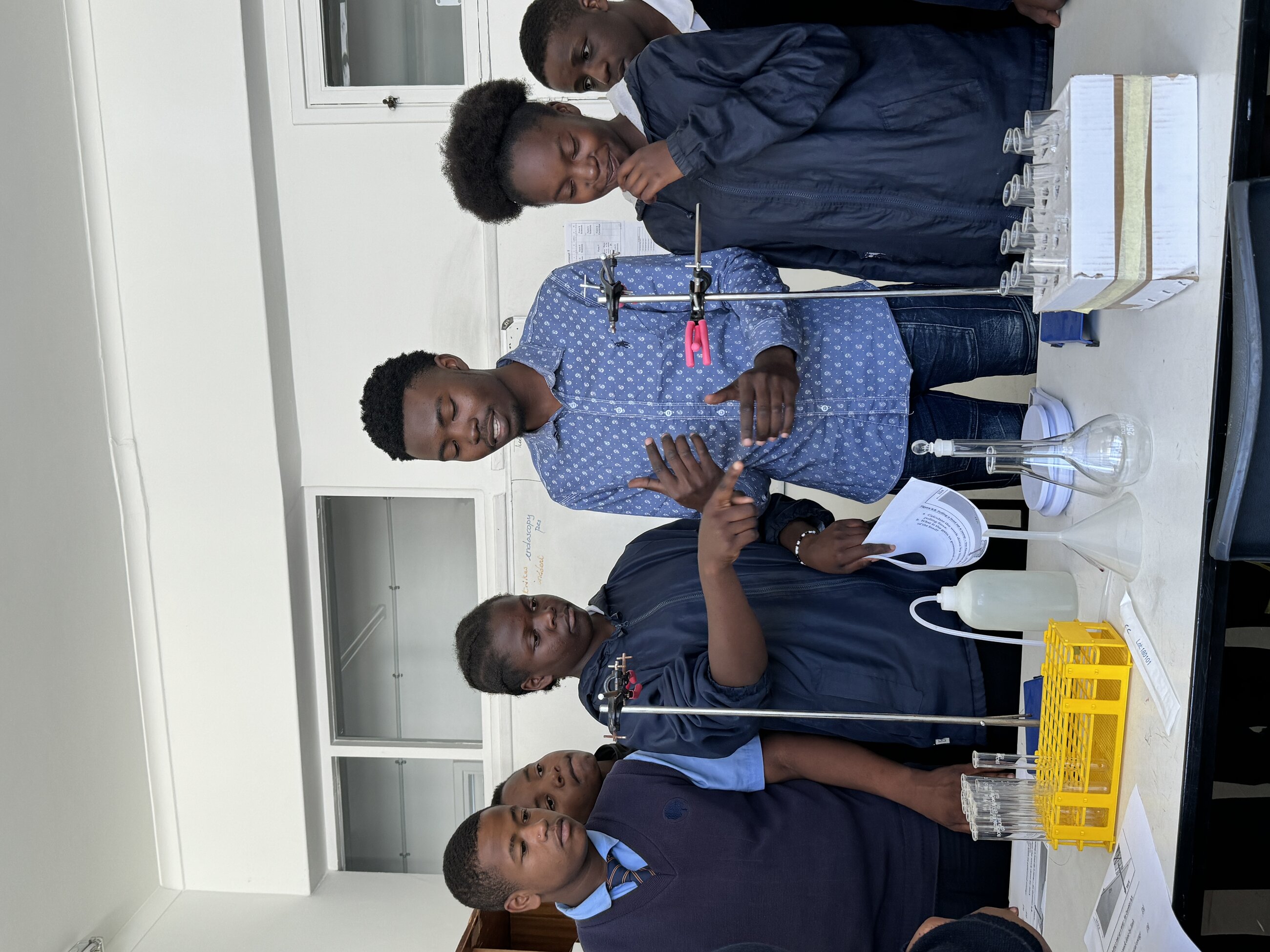 In the laboratory with my students