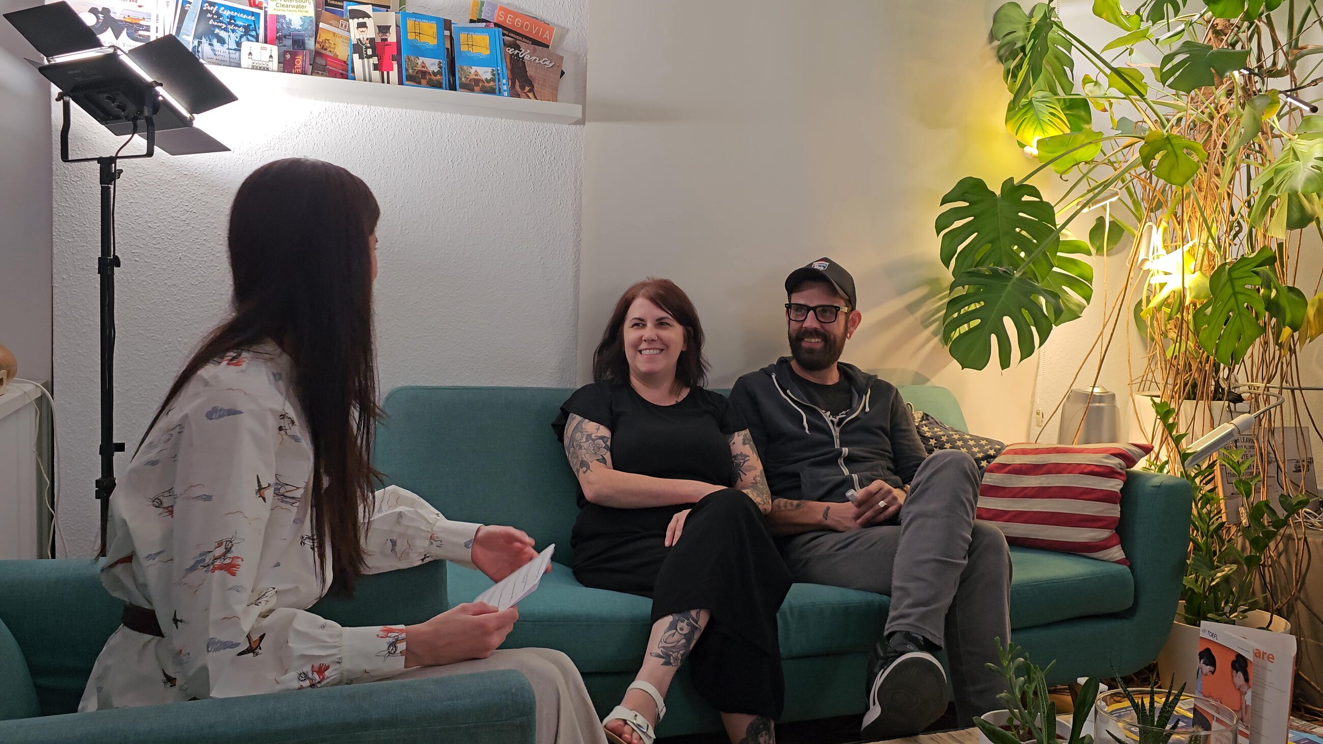 our interview for youtube