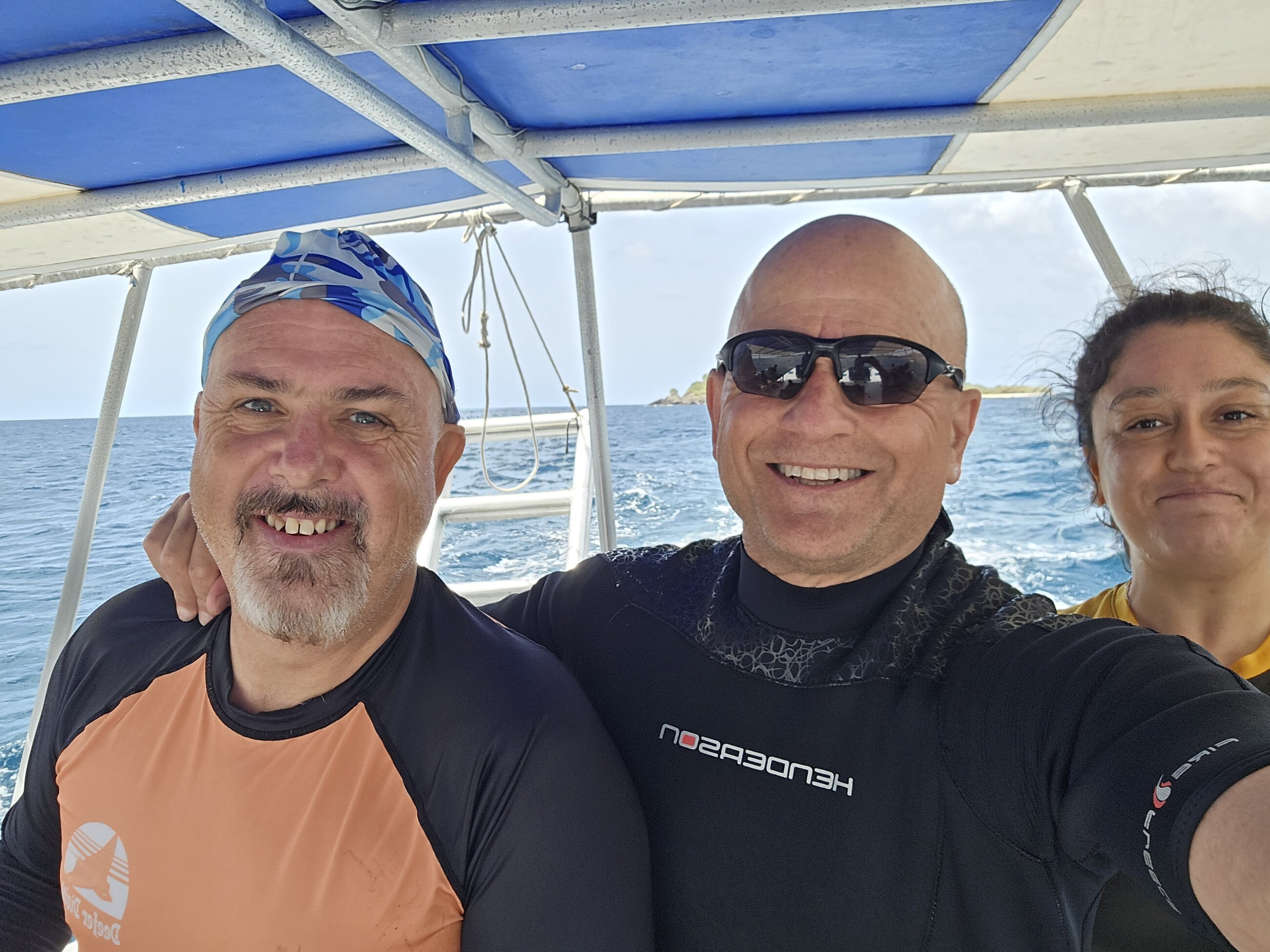 Off to my first dive!!