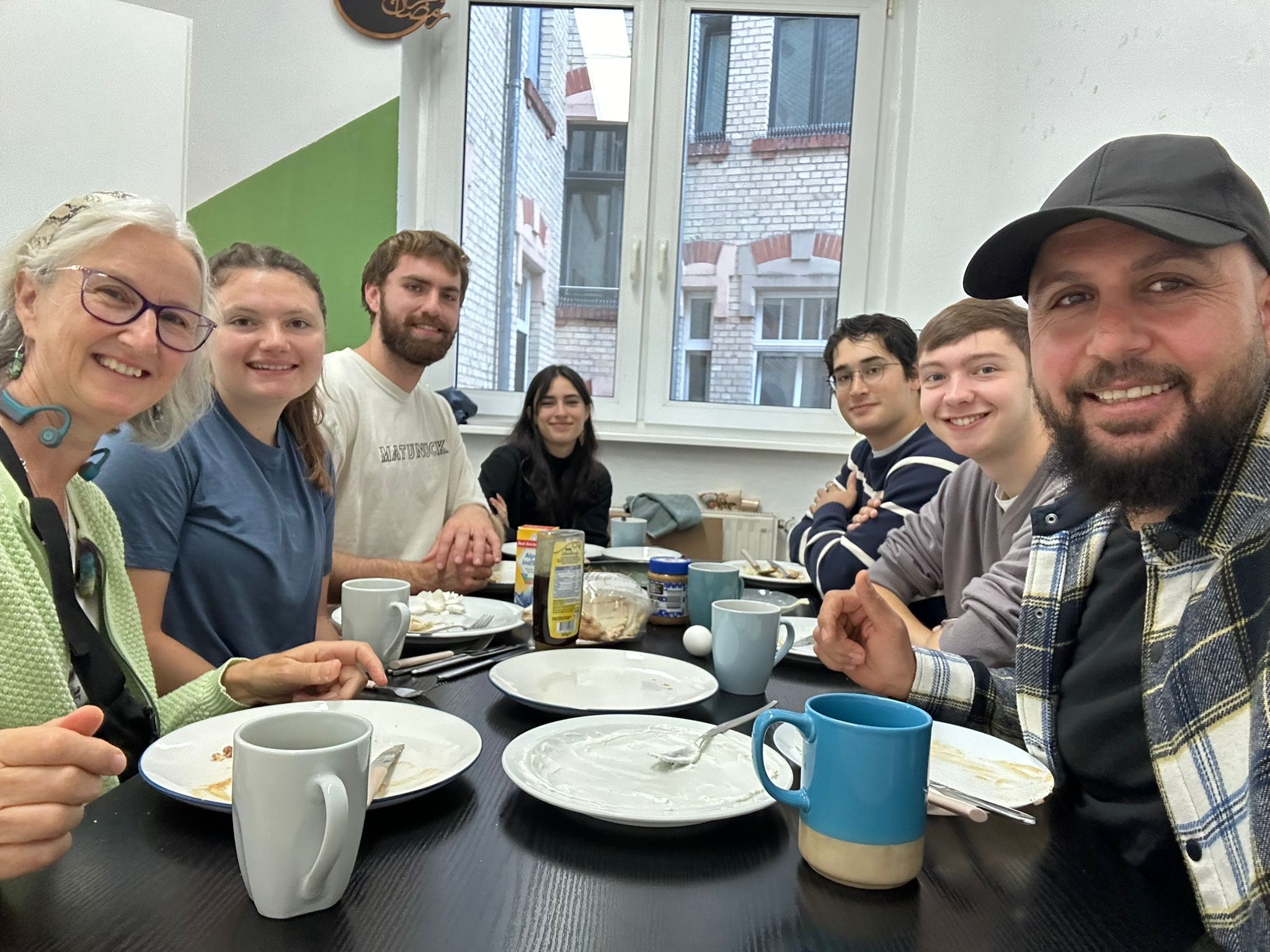 Last breakfast at the old center