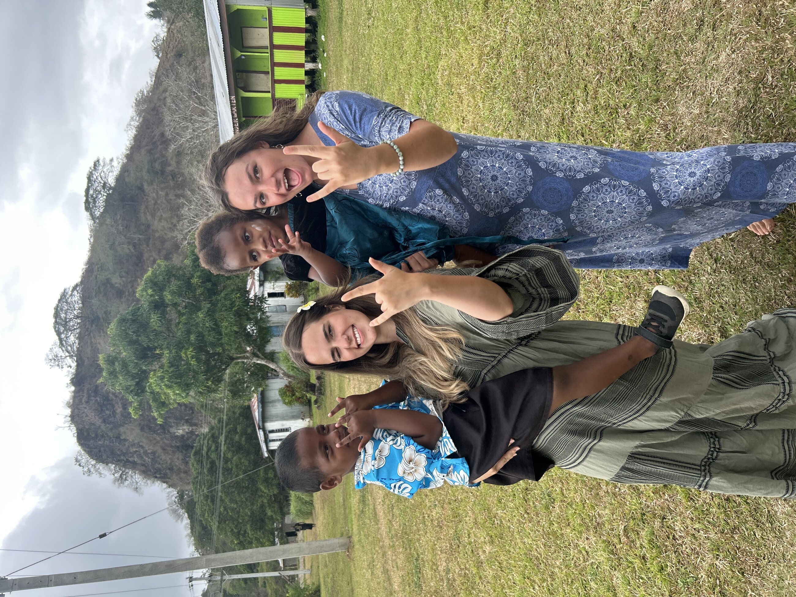 Me and the other Daisy in the village with our brothers and sisters.