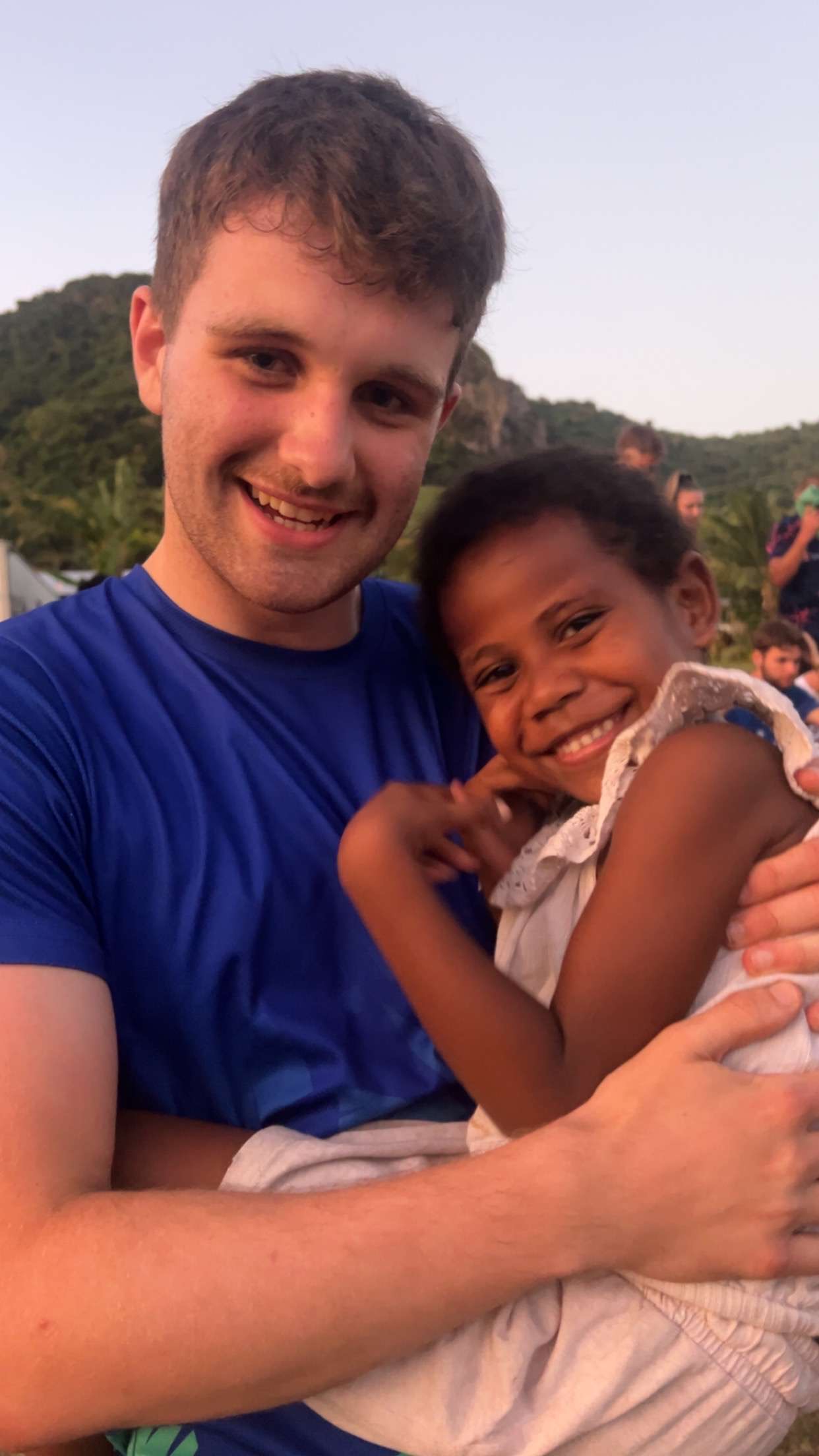 Me and my Fiji brothers daughter, Lewa