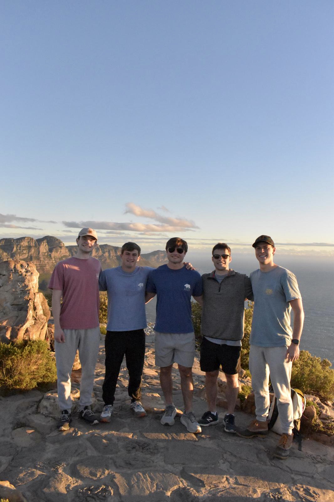 Hiking with friends, Table Mountain