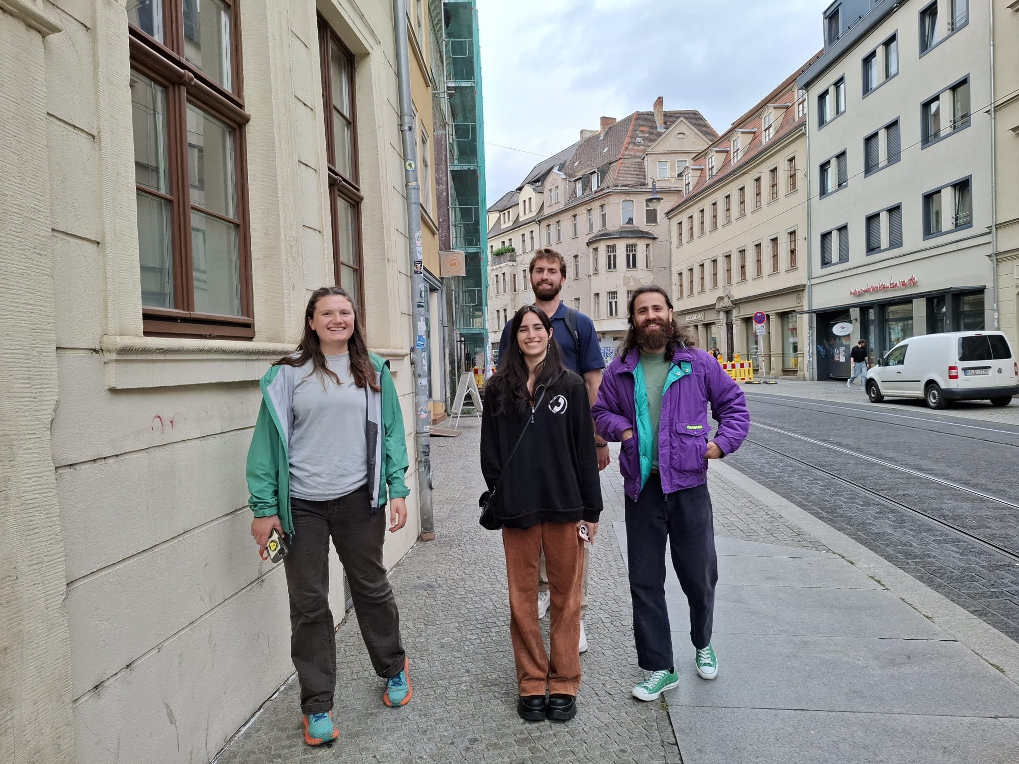 Exploring Halle during German class