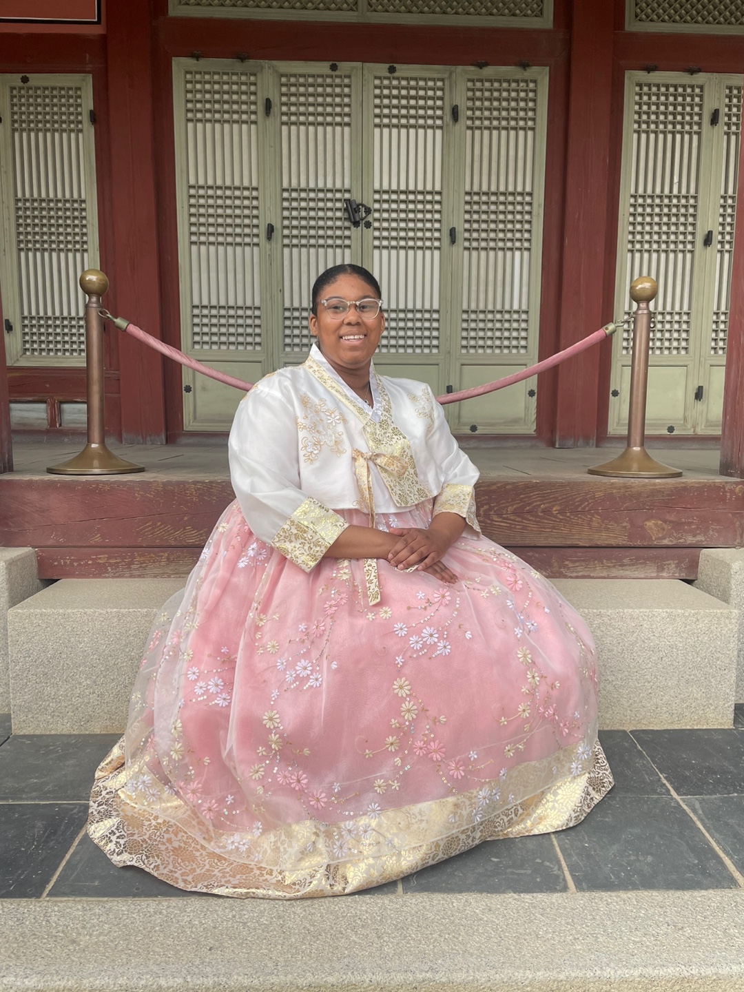 Hanbok at Gyeongbokgung Palace