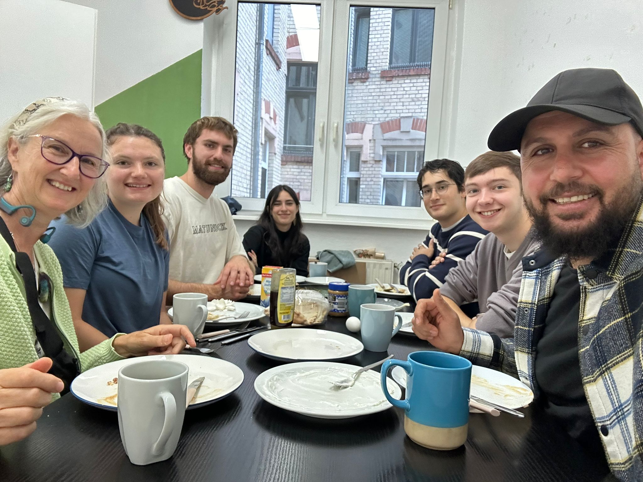 Breakfast together each morning
