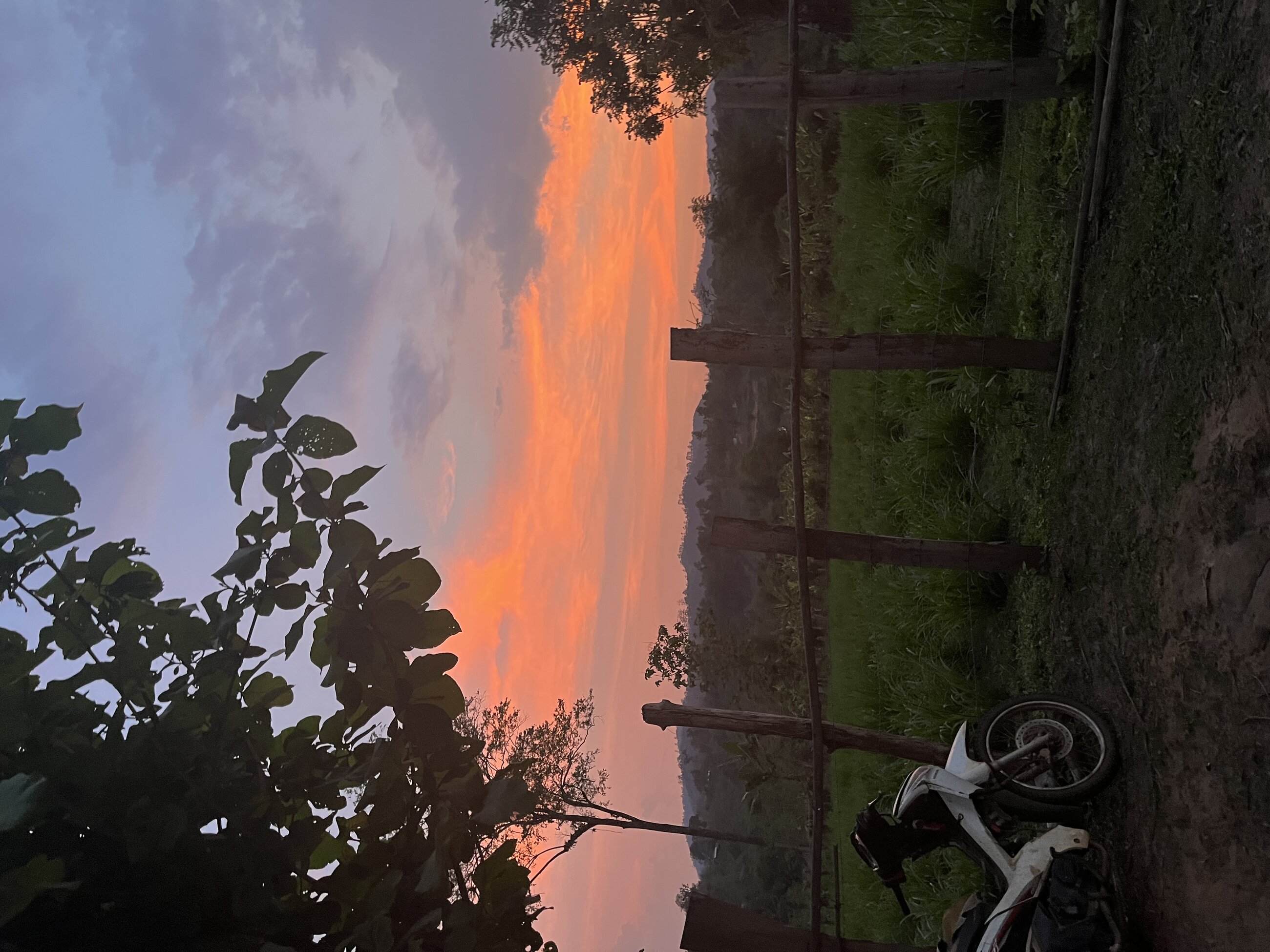 one of many beautiful sunsets you will see