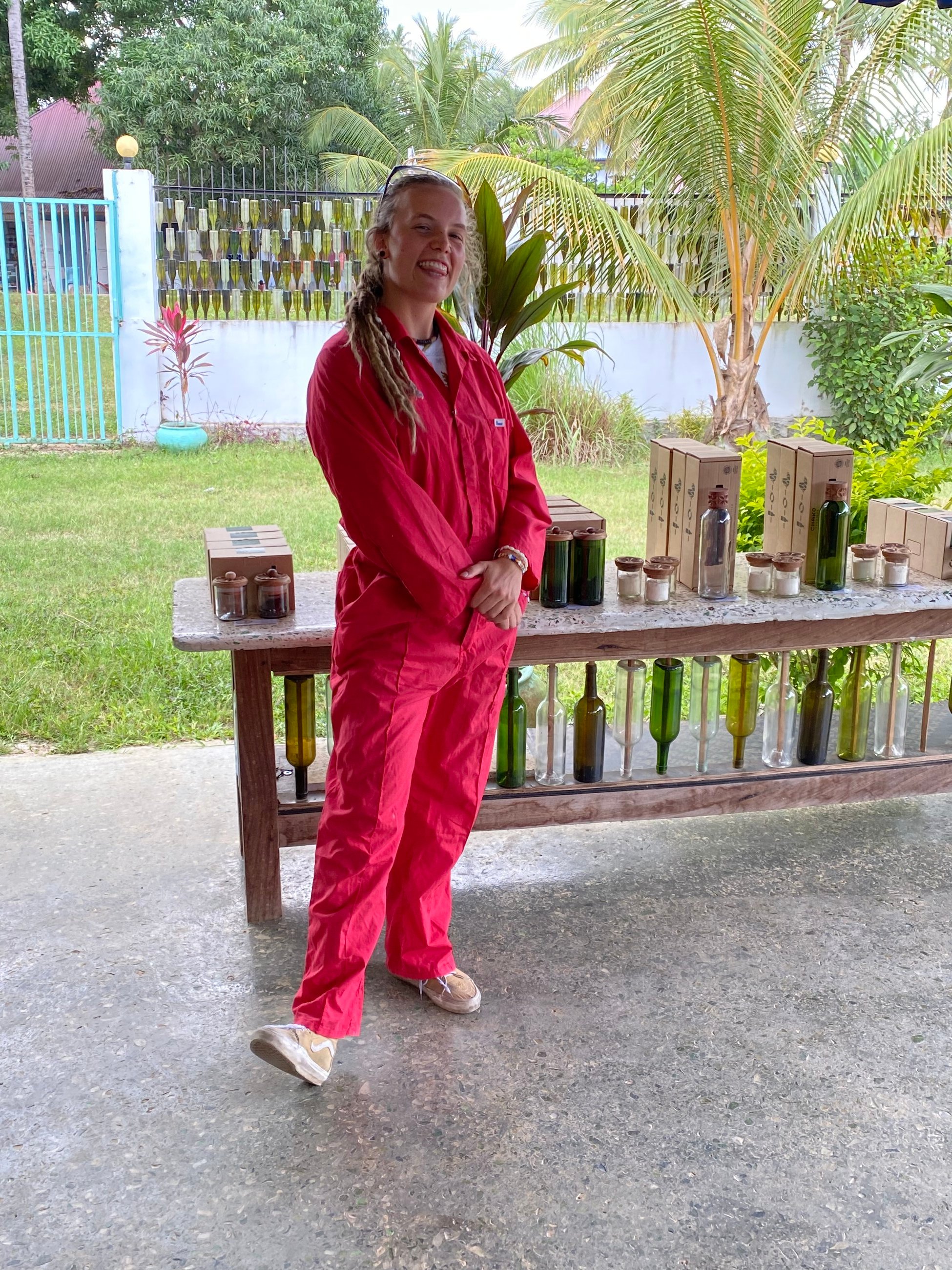 Chako glass recycling project