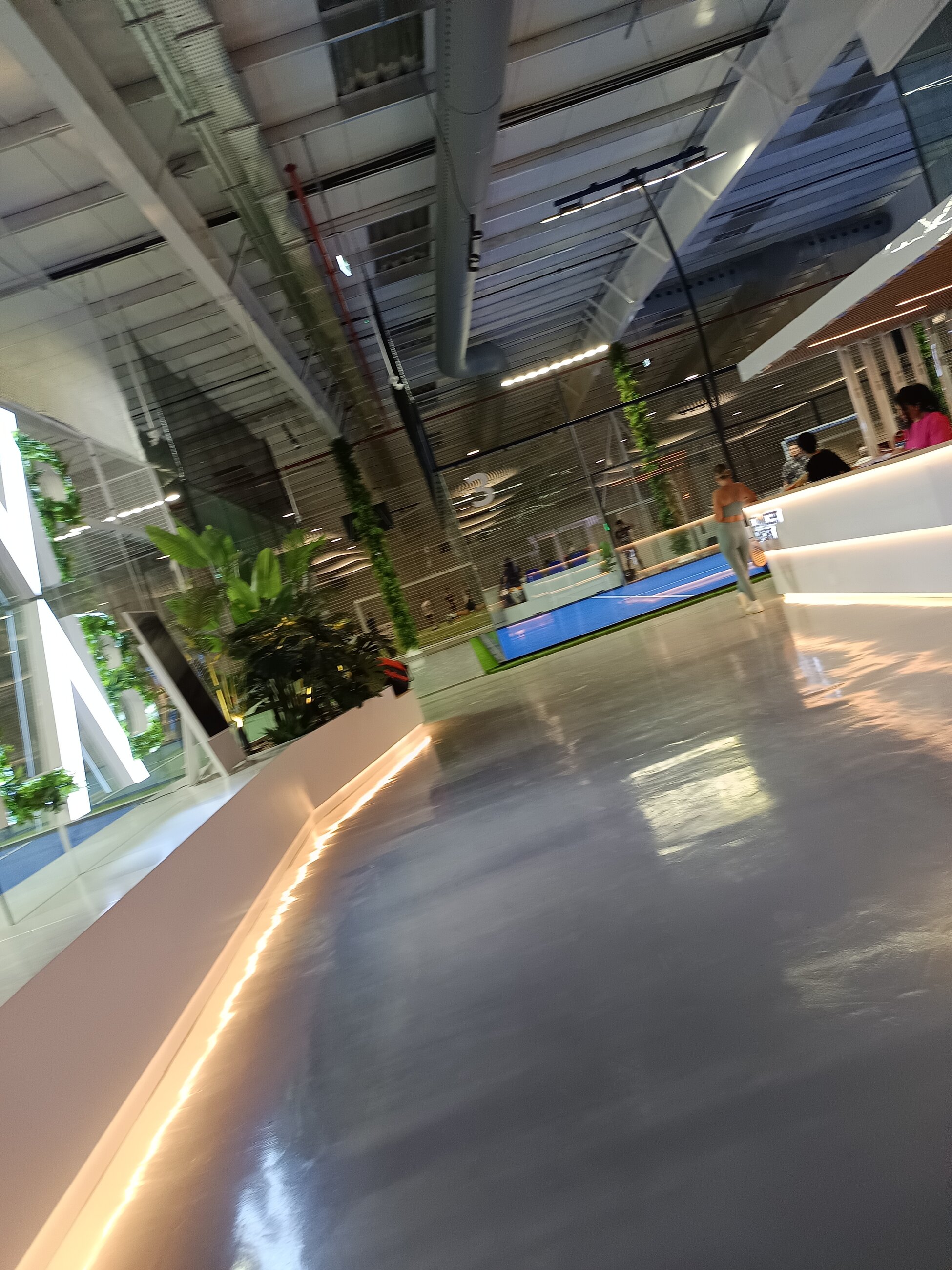 super modern sports facility