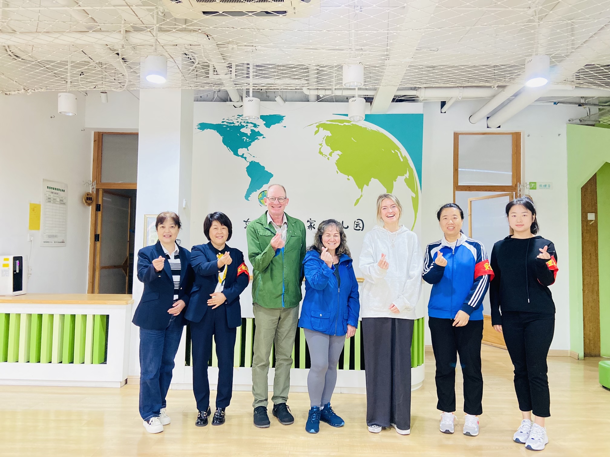 Volunteers with Local Team